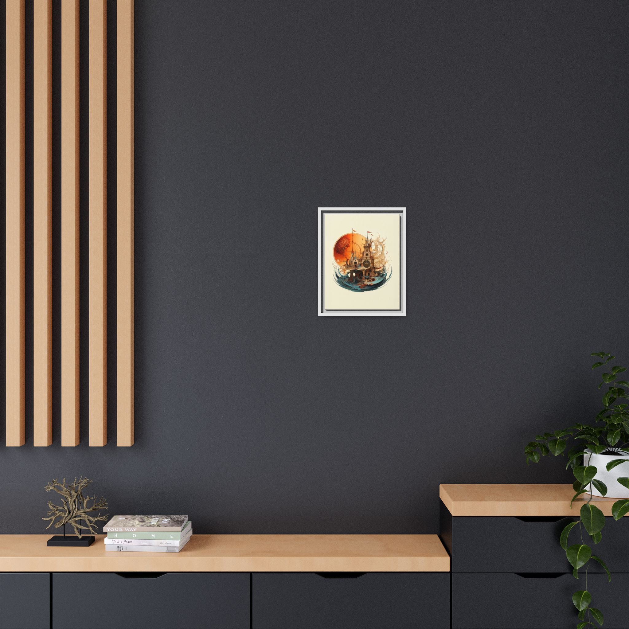 Submerged Legacy Drowning Fortress Wall Art