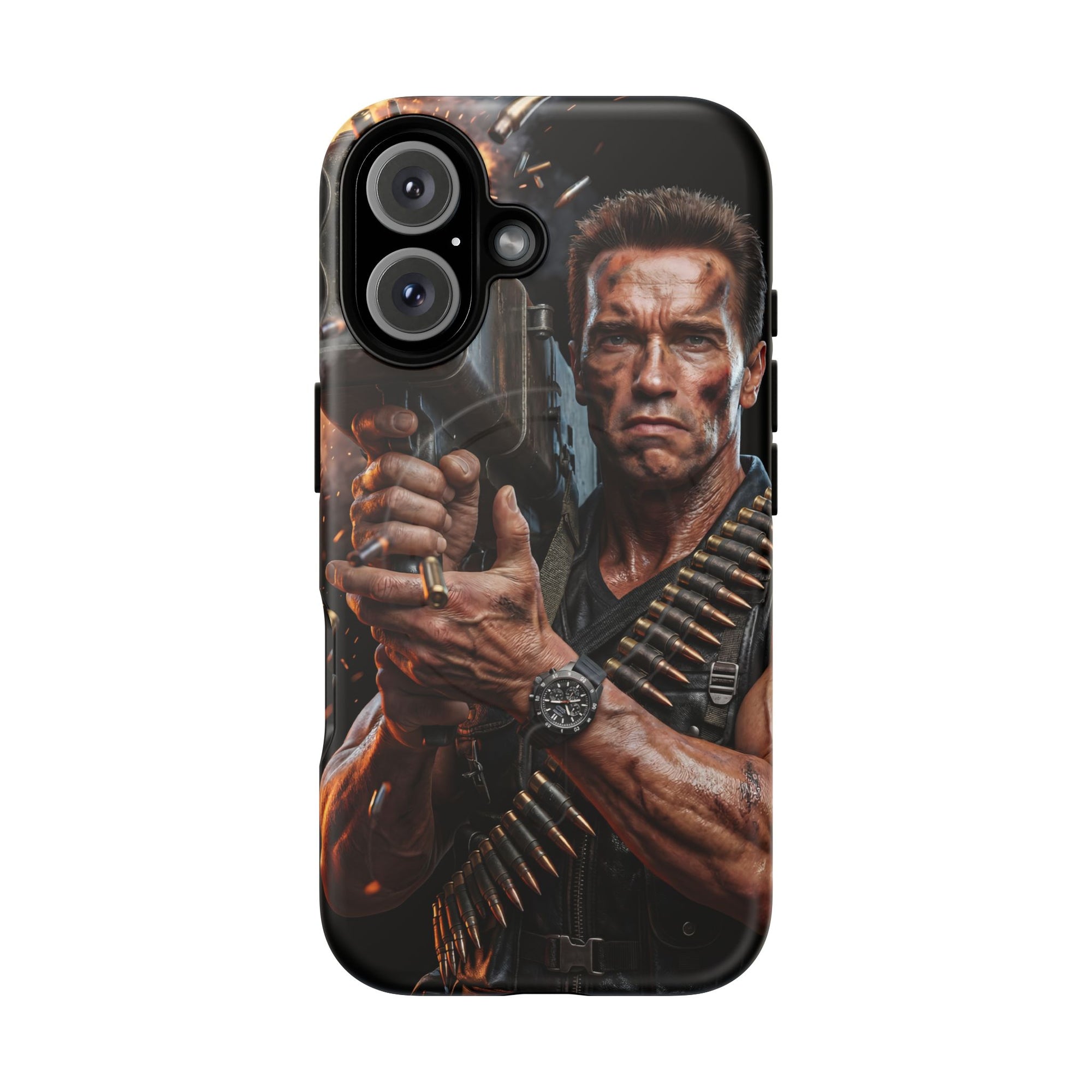 Arnold Schwarzenegger Explosive Action Edition iPhone Case (MagSafe®)