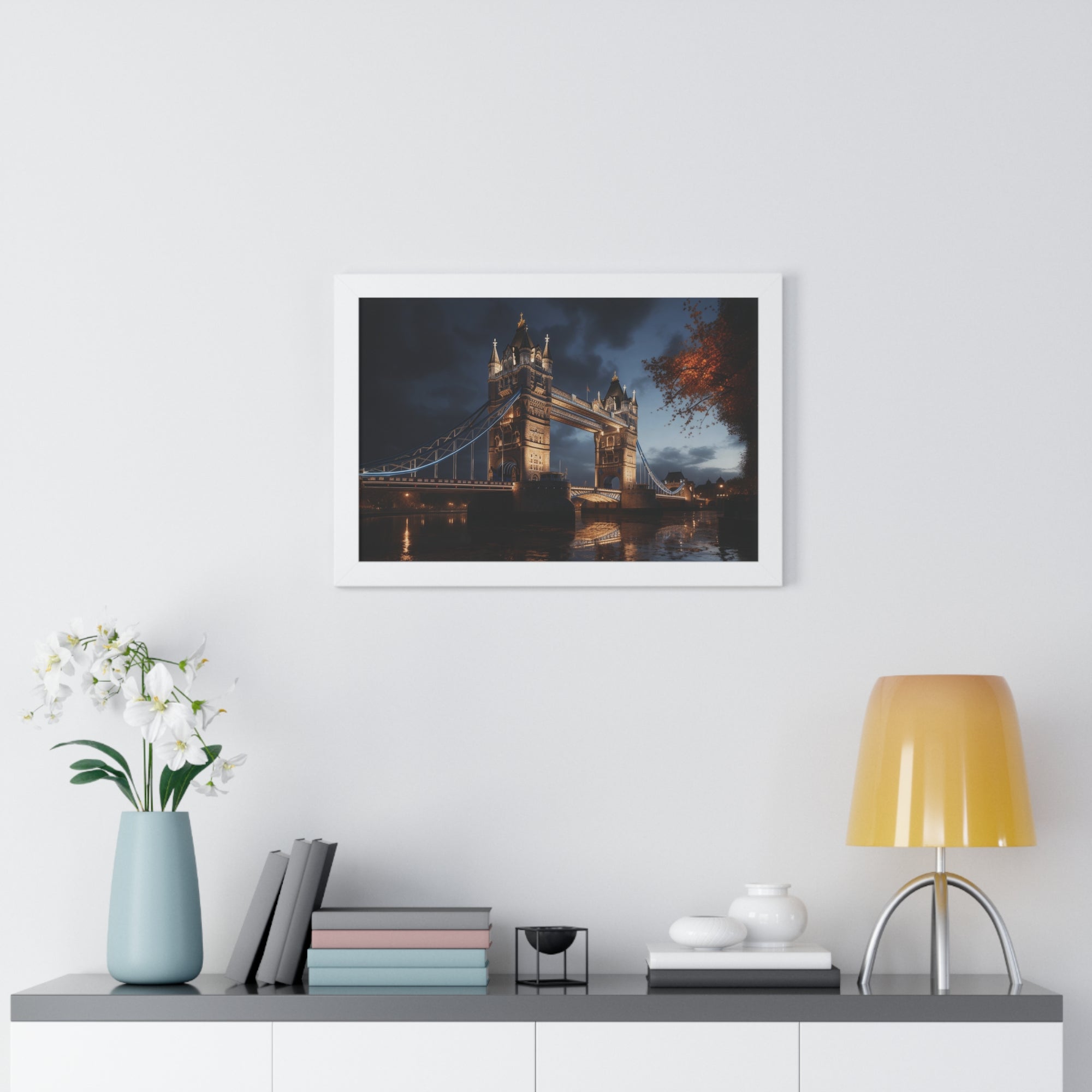 Tower Bridge Nocturne – London Nightscape Wall Art