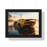 Sunset Ignition The Yellow Ferrari Escape