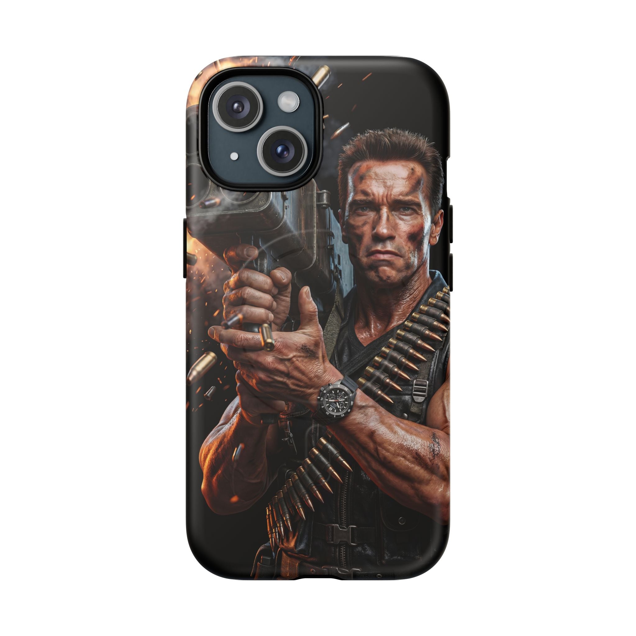 Arnold Schwarzenegger Explosive Action Edition iPhone Case (MagSafe®)