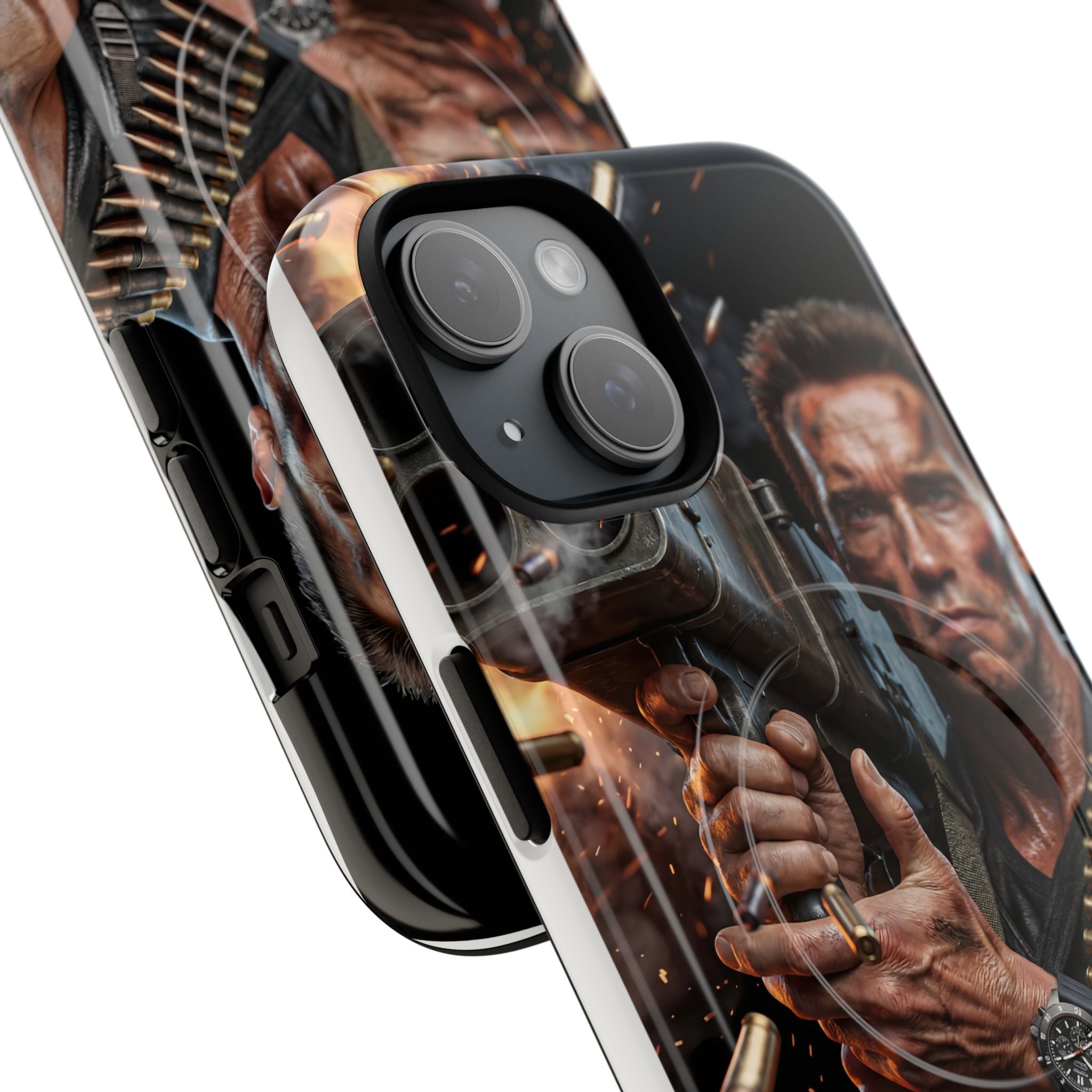 Arnold Schwarzenegger Explosive Action Edition iPhone Case (MagSafe®)