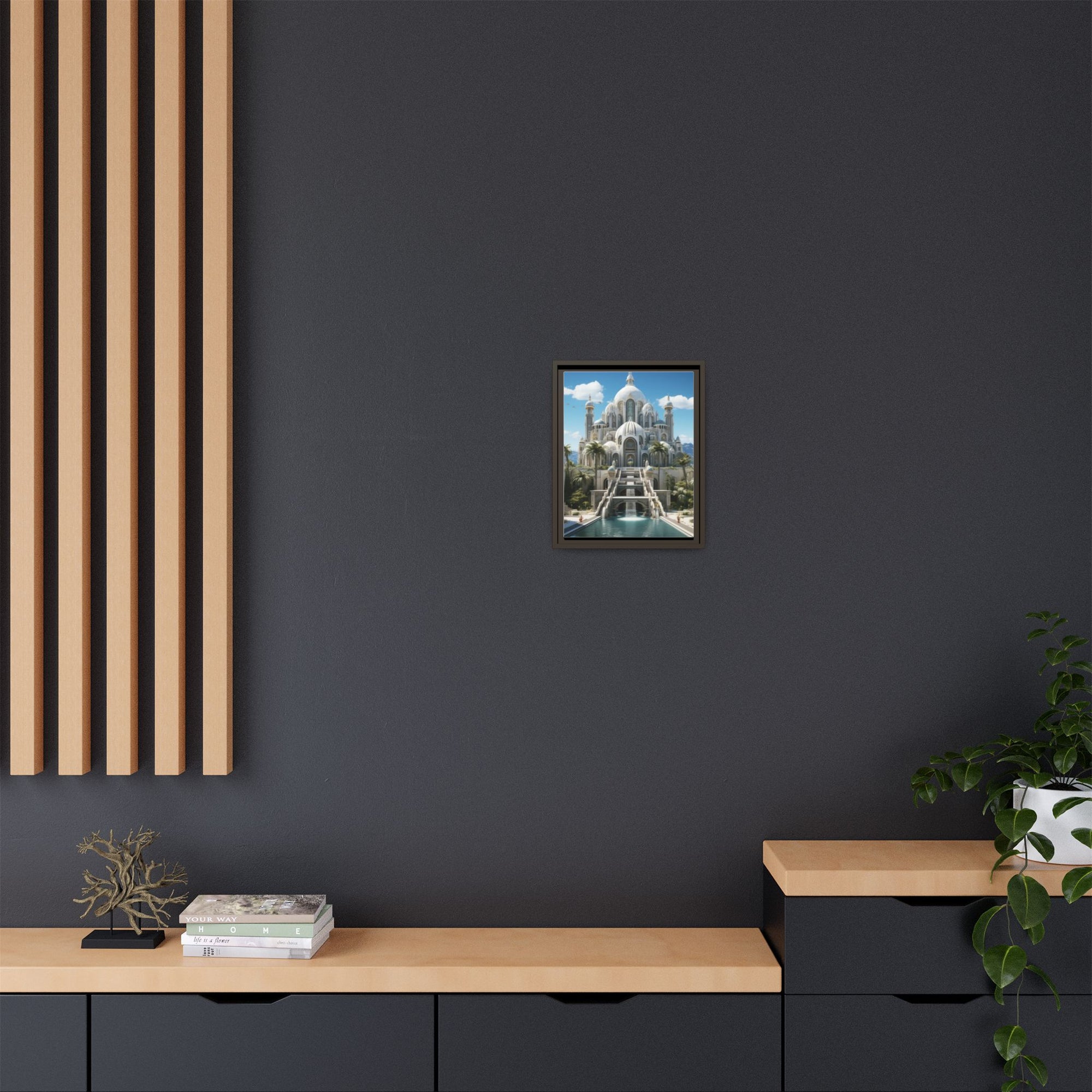 Stairway to Splendor – Fantasy Palace Framed Wall Art
