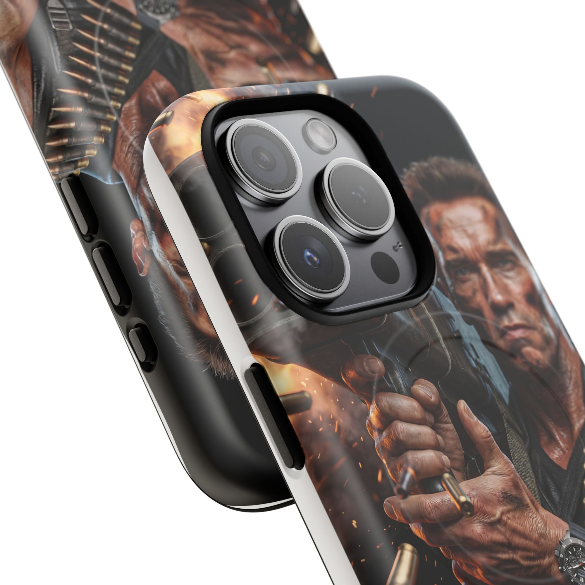 Arnold Schwarzenegger Explosive Action Edition iPhone Case (MagSafe®)