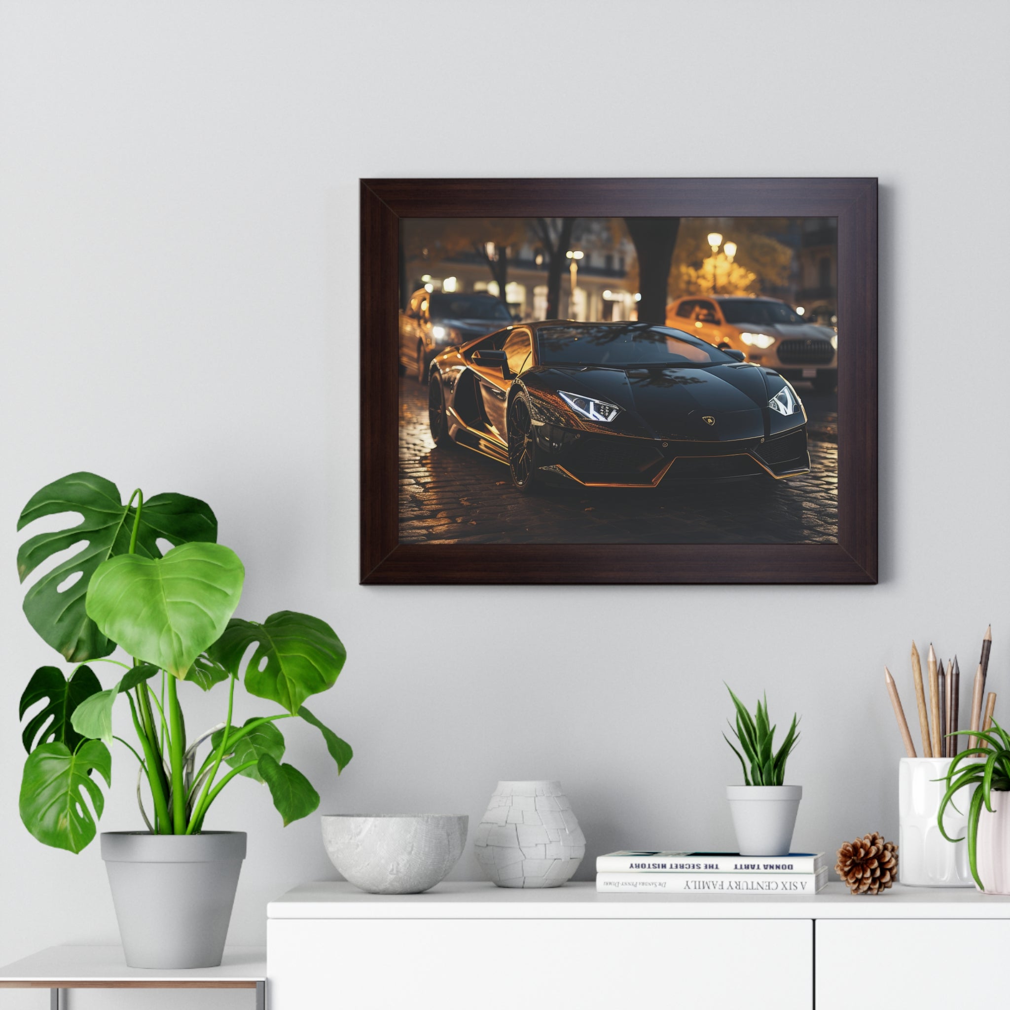 Bold Lamborghini Aventador SVJ Decor