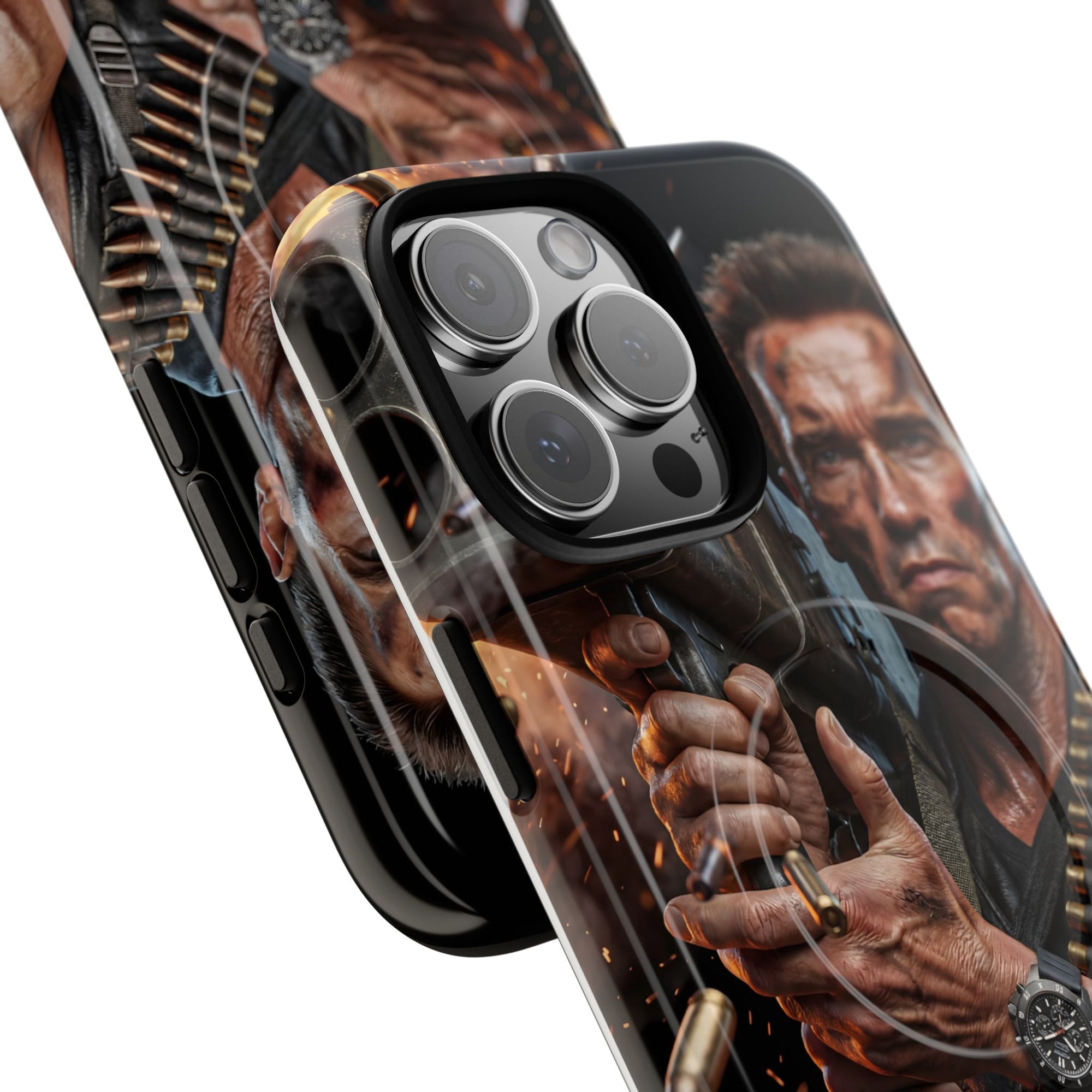 Arnold Schwarzenegger Explosive Action Edition iPhone Case (MagSafe®)