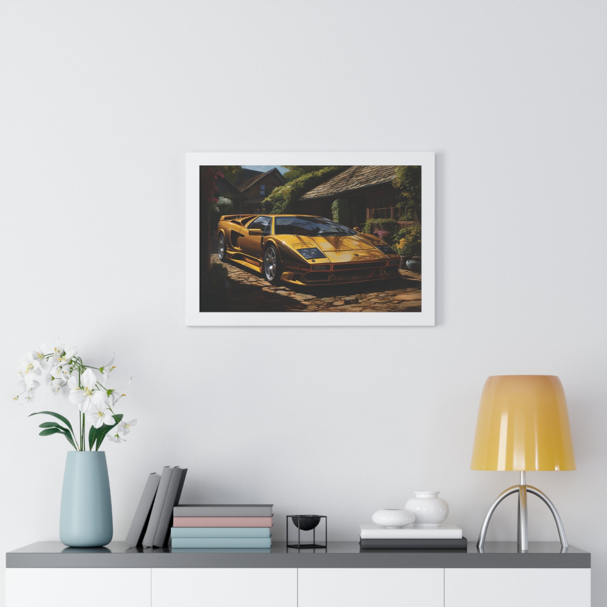 Retro Lamborghini Diablo Print for Collectors
