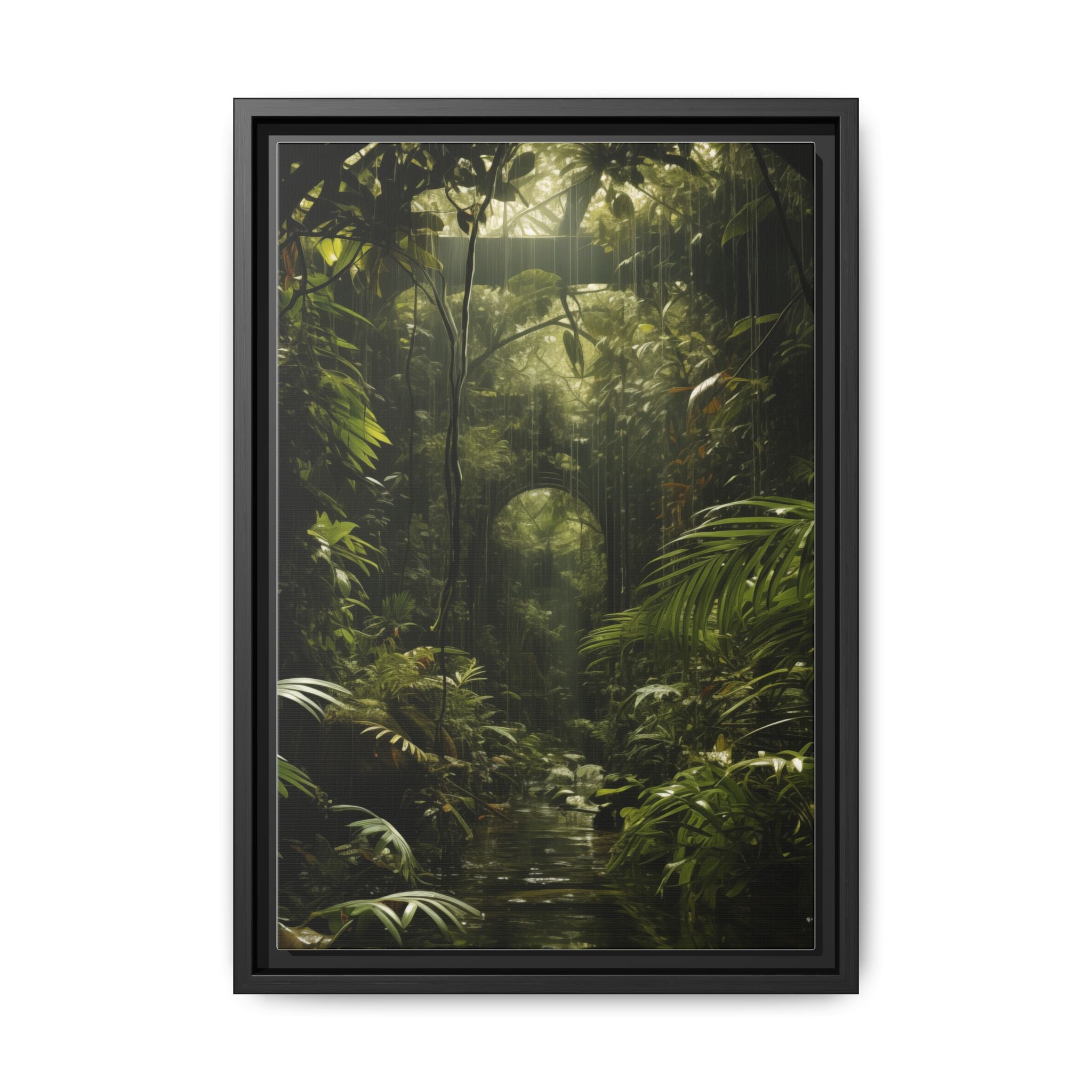 Verdant Mirage Jungle Portal Illusion