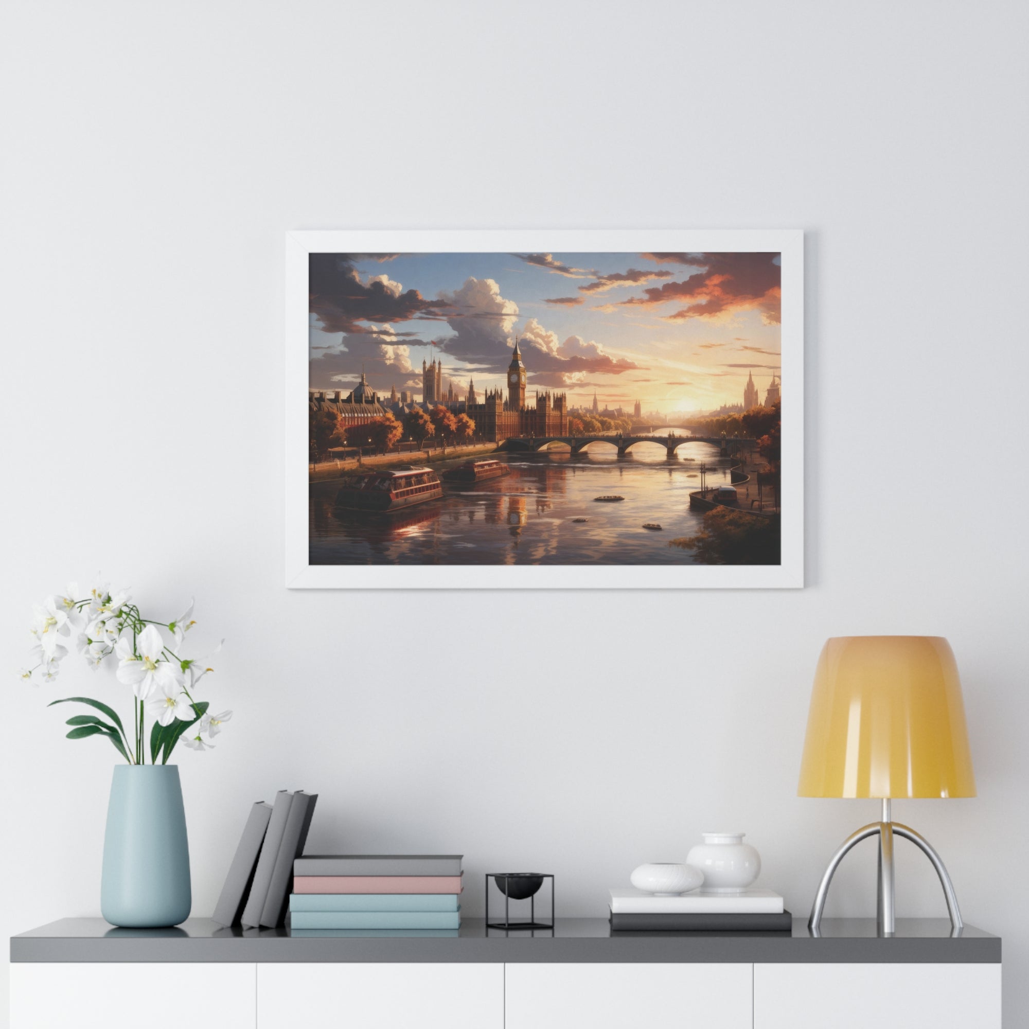 Sunset Over Westminster – London Cityscape Wall Art