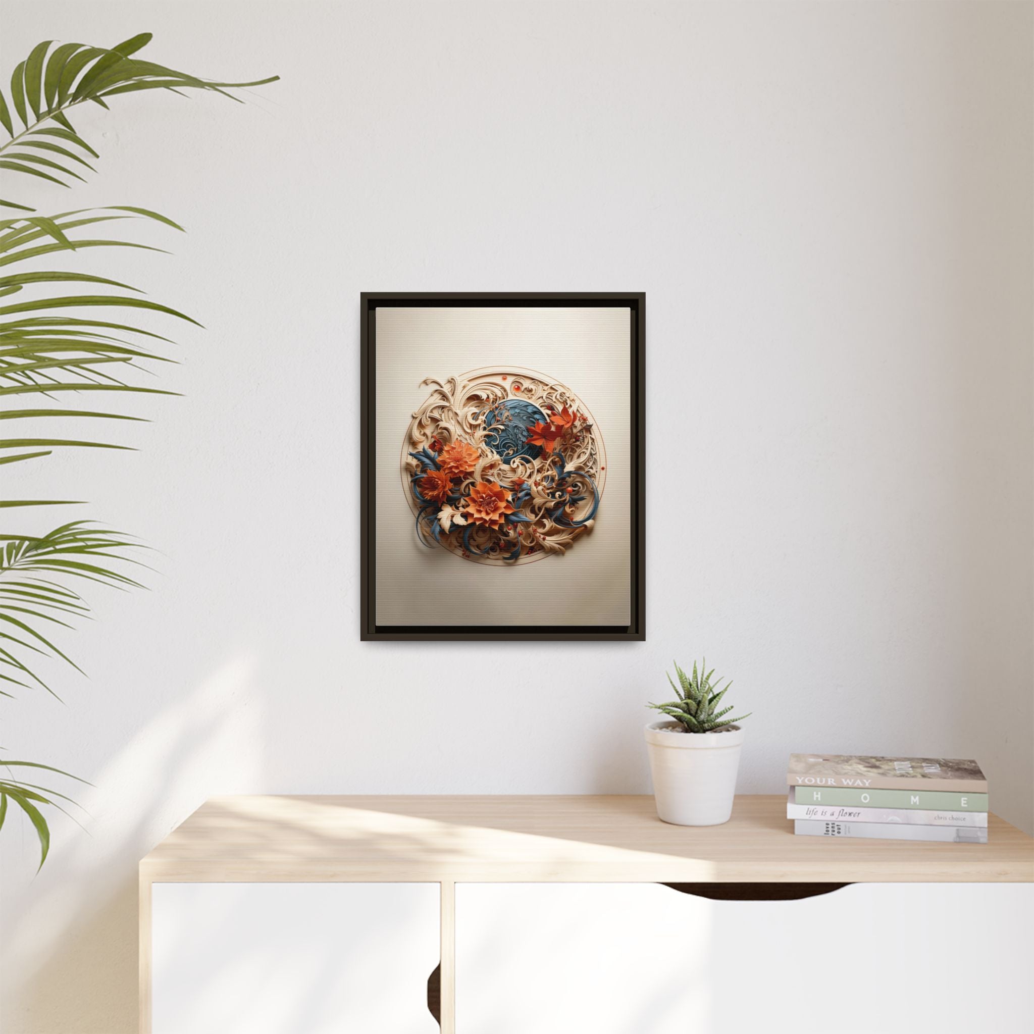 Elegant Floral & Bird Wall Art – Botanical Harmony Series