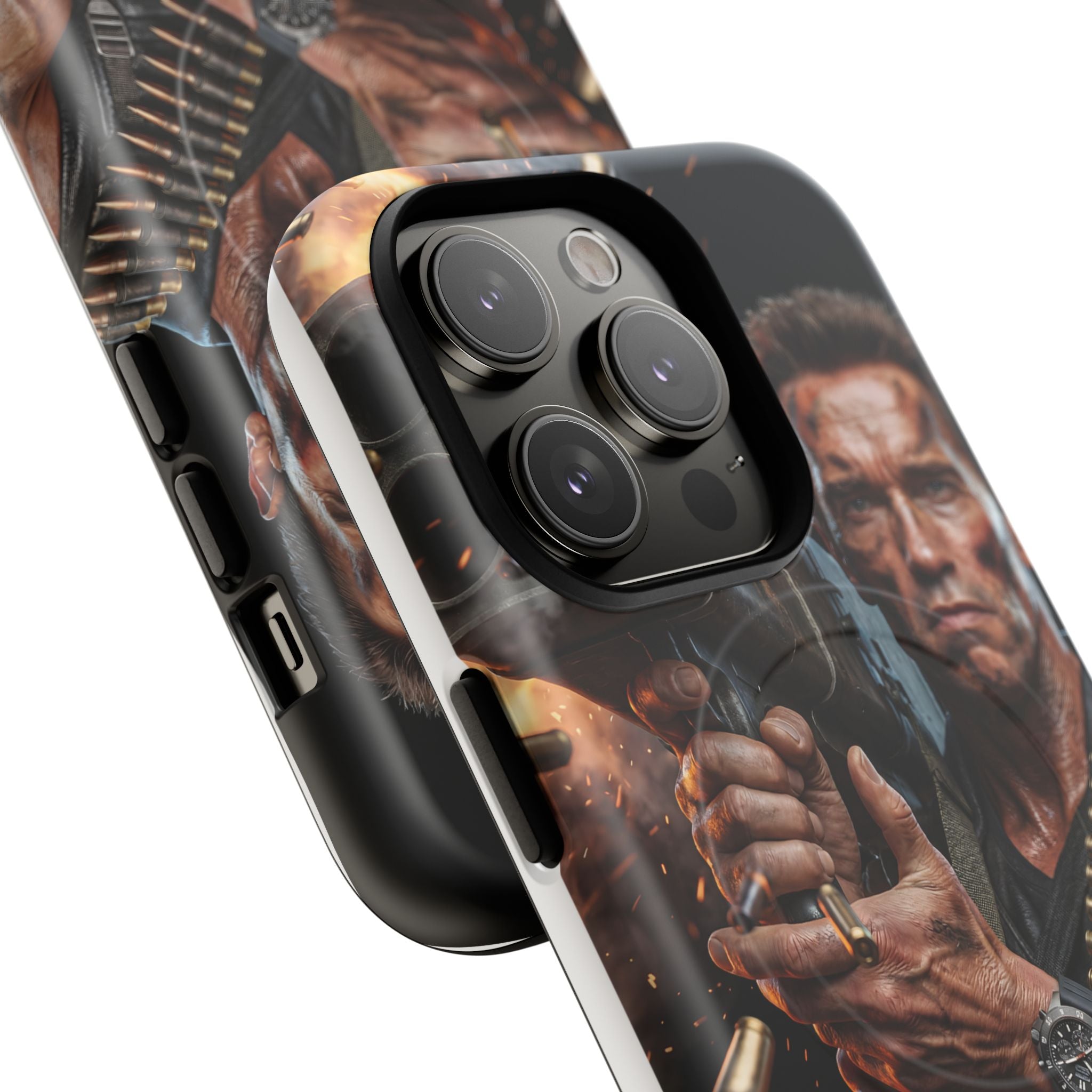 Arnold Schwarzenegger Explosive Action Edition iPhone Case (MagSafe®)