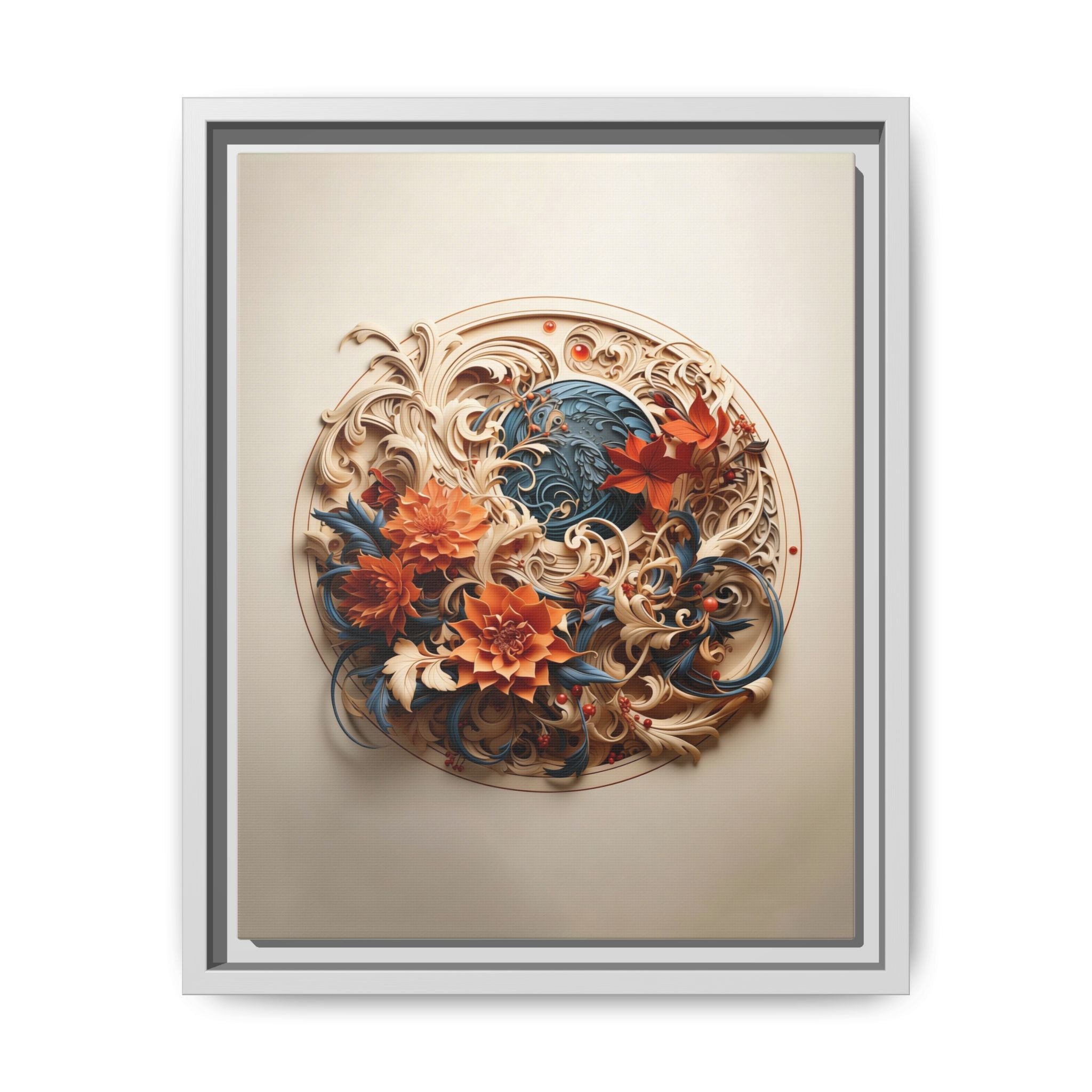 Elegant Floral & Bird Wall Art – Botanical Harmony Series