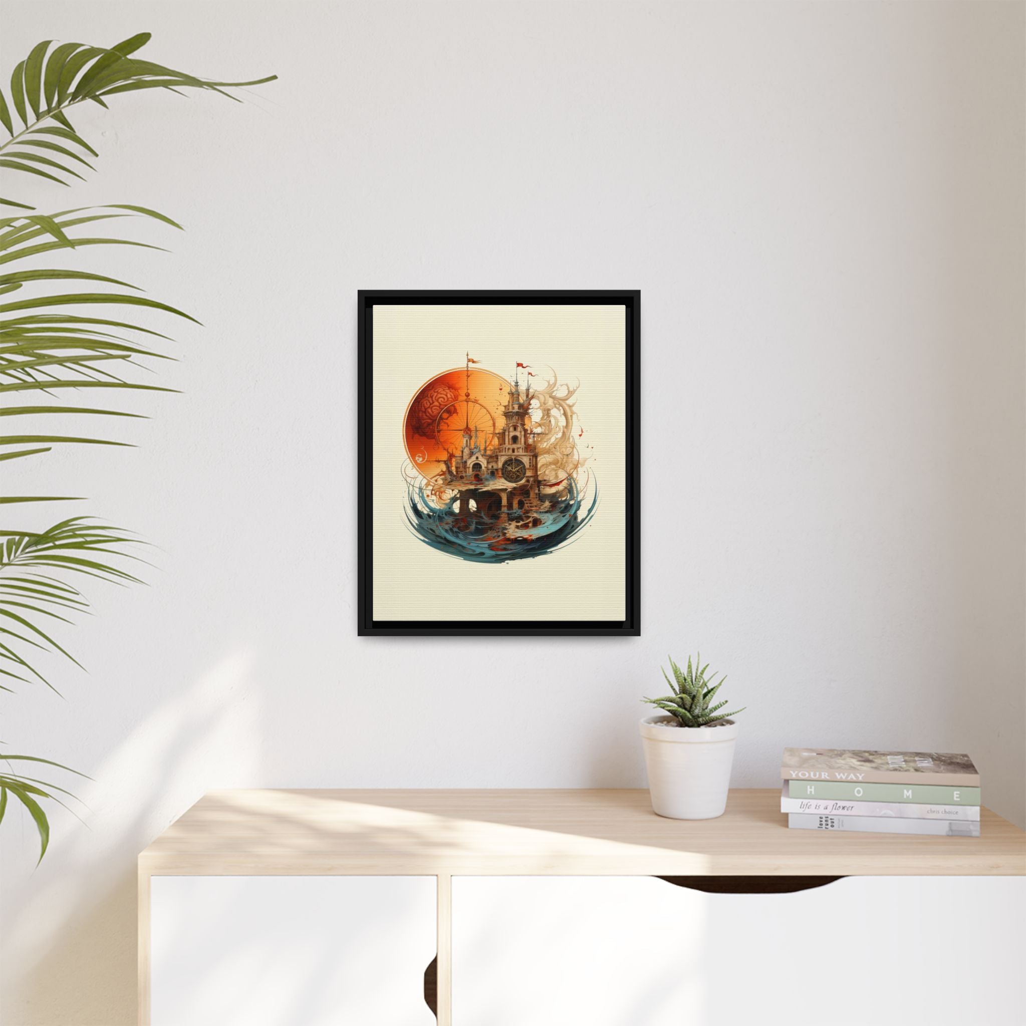 Submerged Legacy Drowning Fortress Wall Art