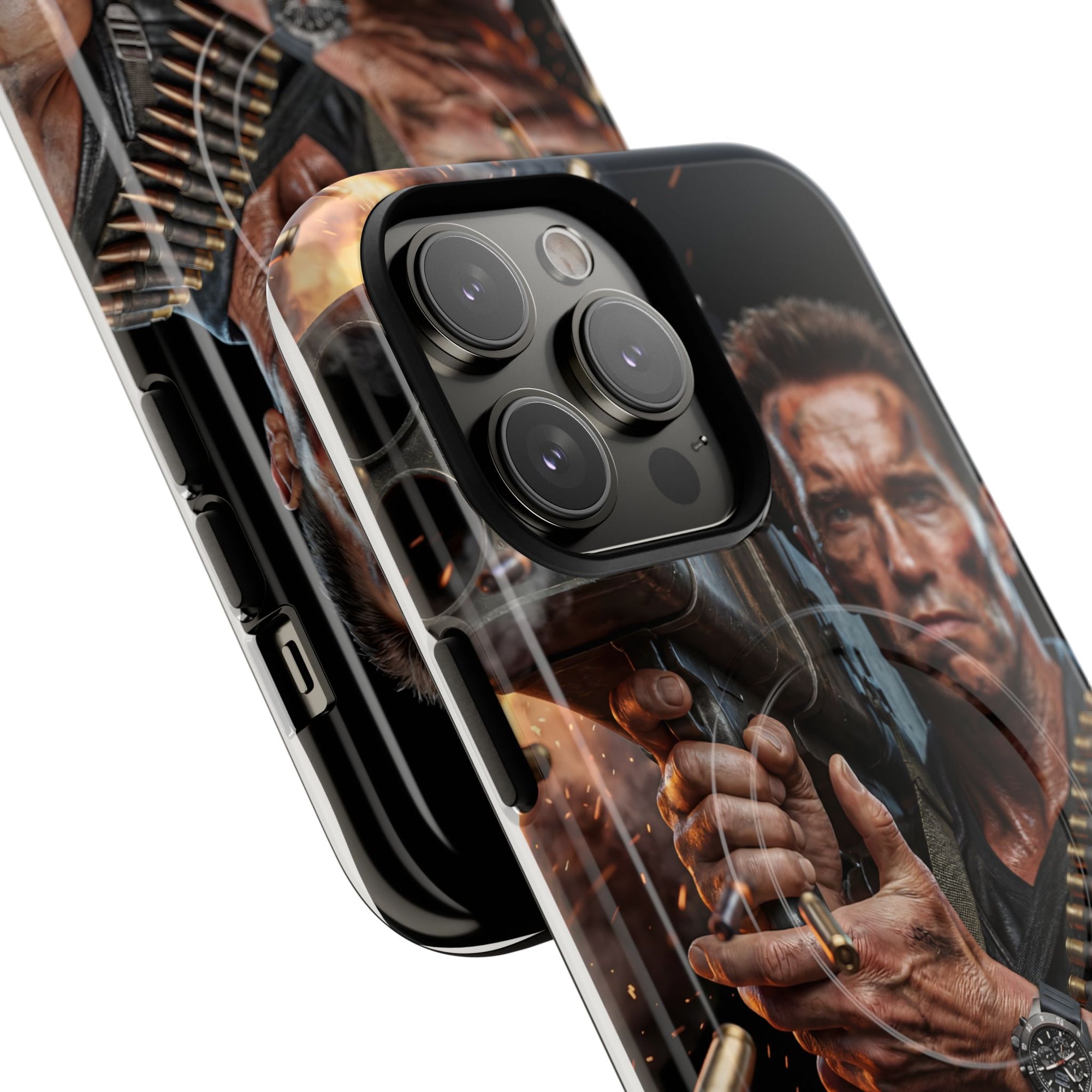 Arnold Schwarzenegger Explosive Action Edition iPhone Case (MagSafe®)