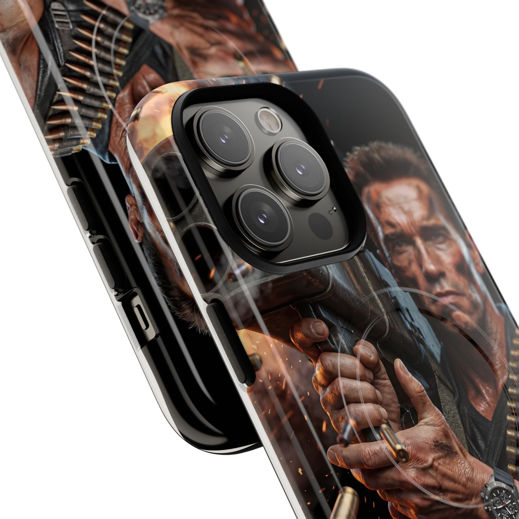 Arnold Schwarzenegger Explosive Action Edition iPhone Case (MagSafe®)