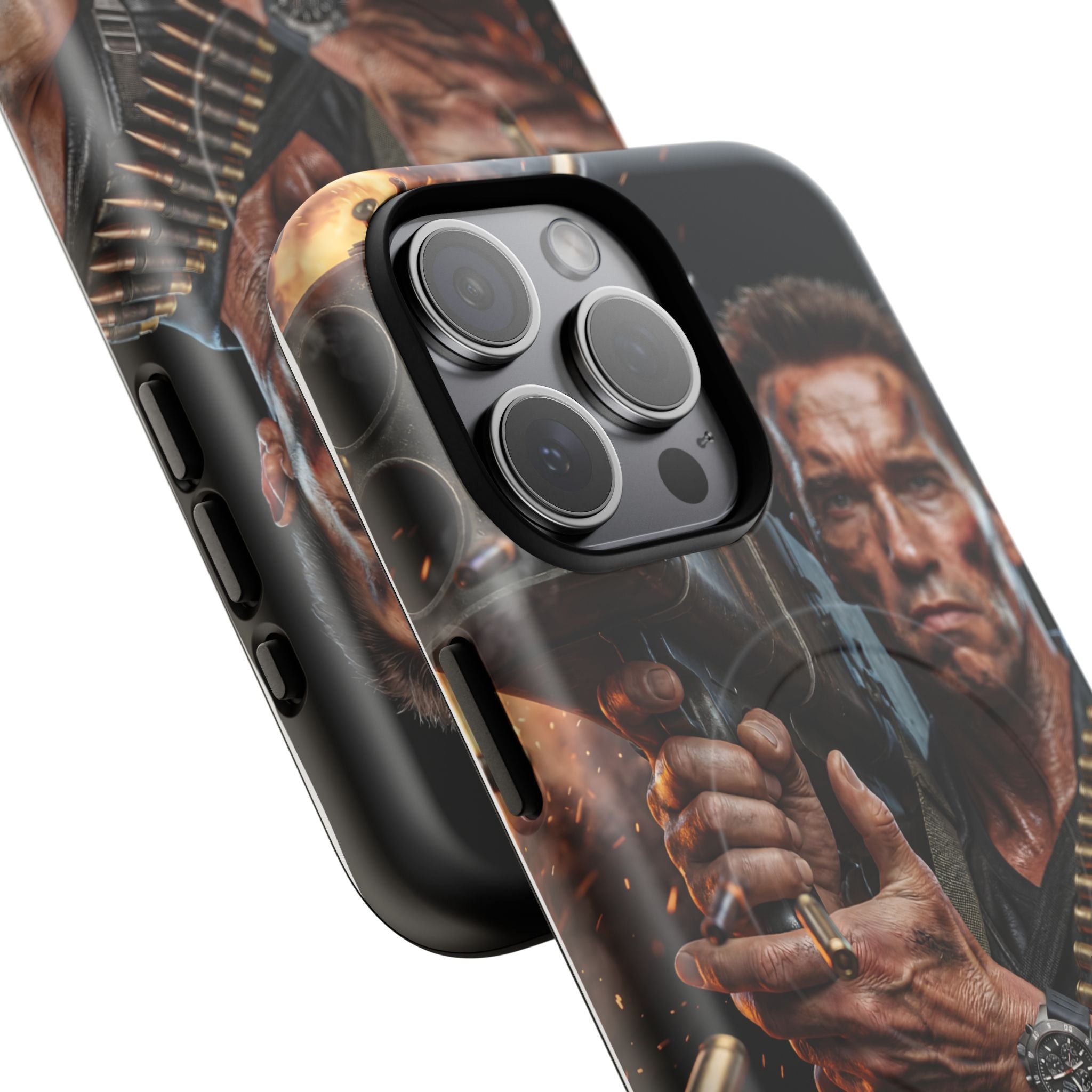 Arnold Schwarzenegger Explosive Action Edition iPhone Case (MagSafe®)
