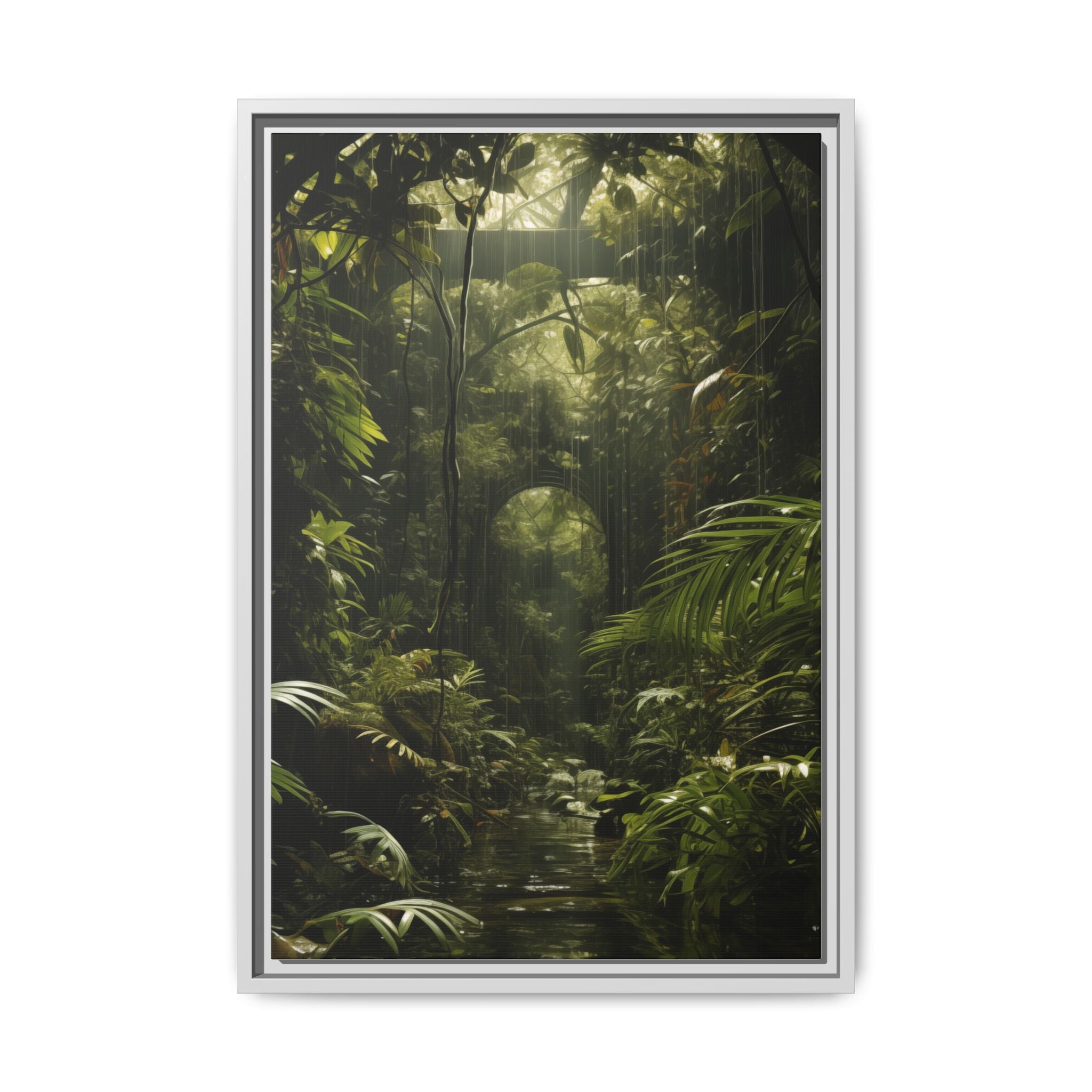 Verdant Mirage Jungle Portal Illusion