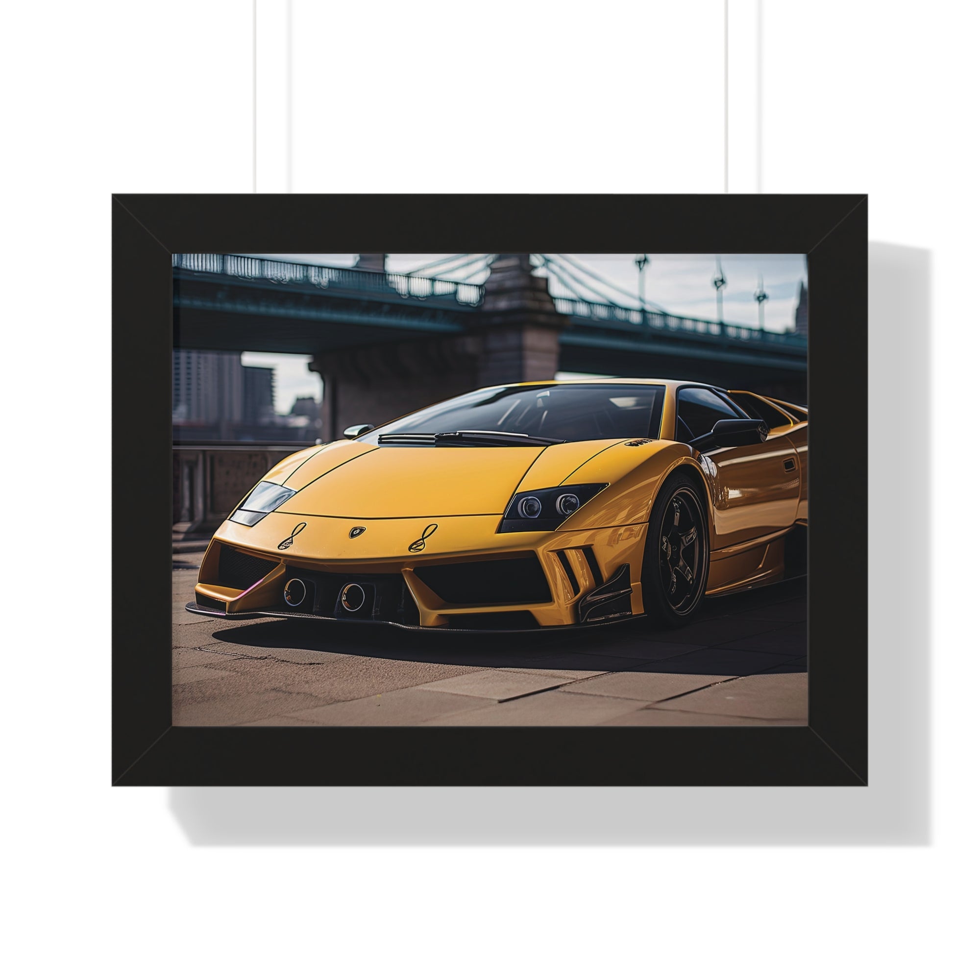 Striking Supercar Lamborghini Murciélago Framed Print