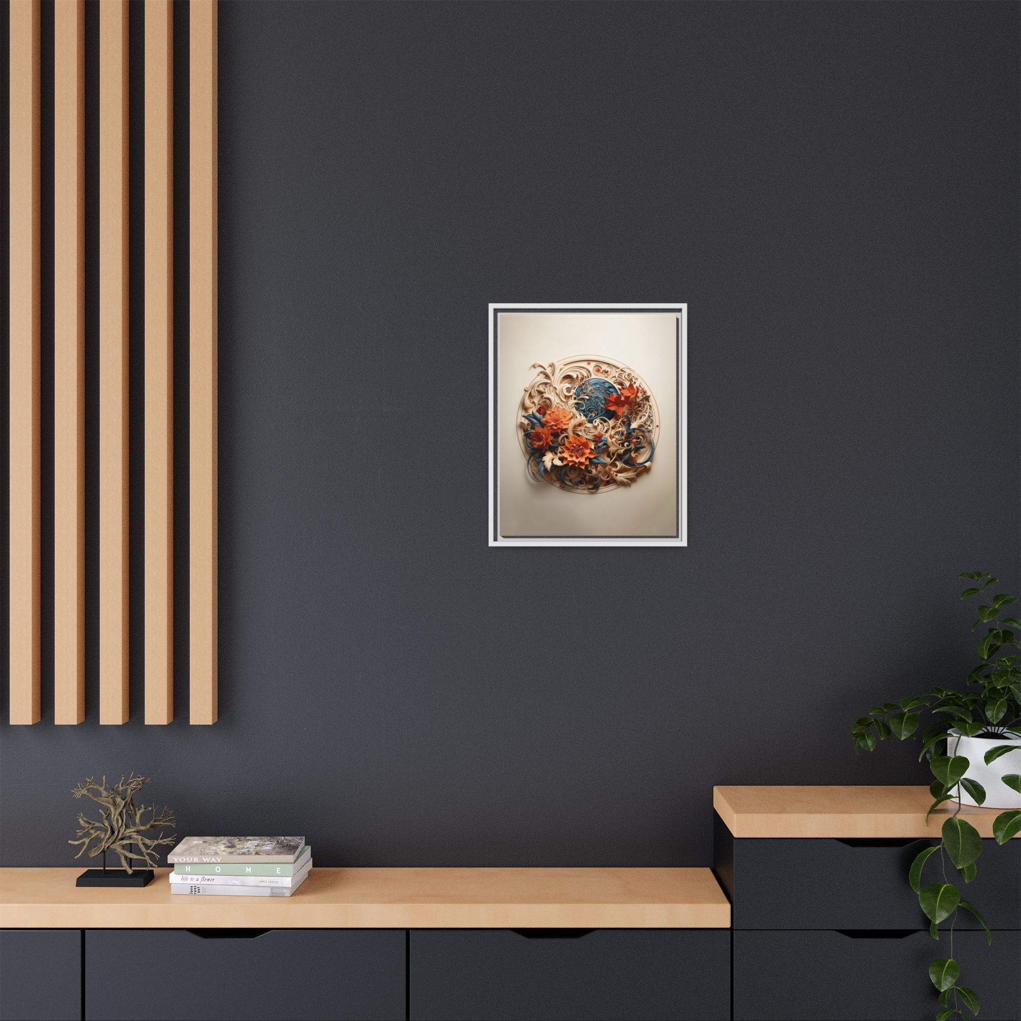 Elegant Floral & Bird Wall Art – Botanical Harmony Series