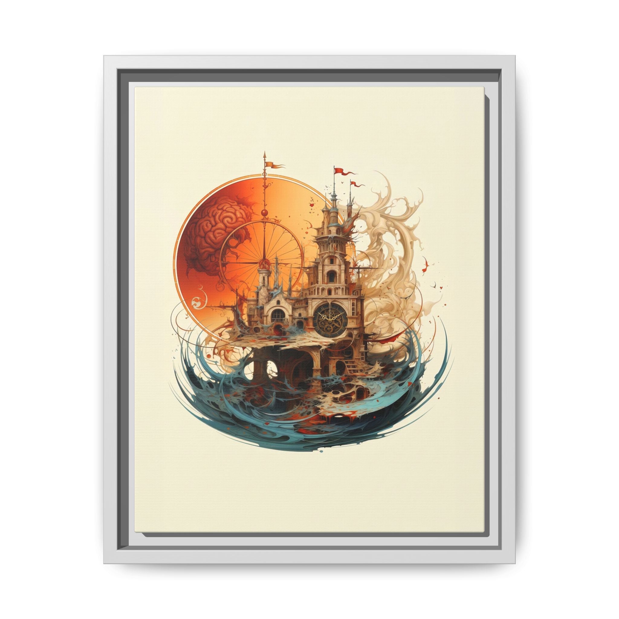 Submerged Legacy Drowning Fortress Wall Art
