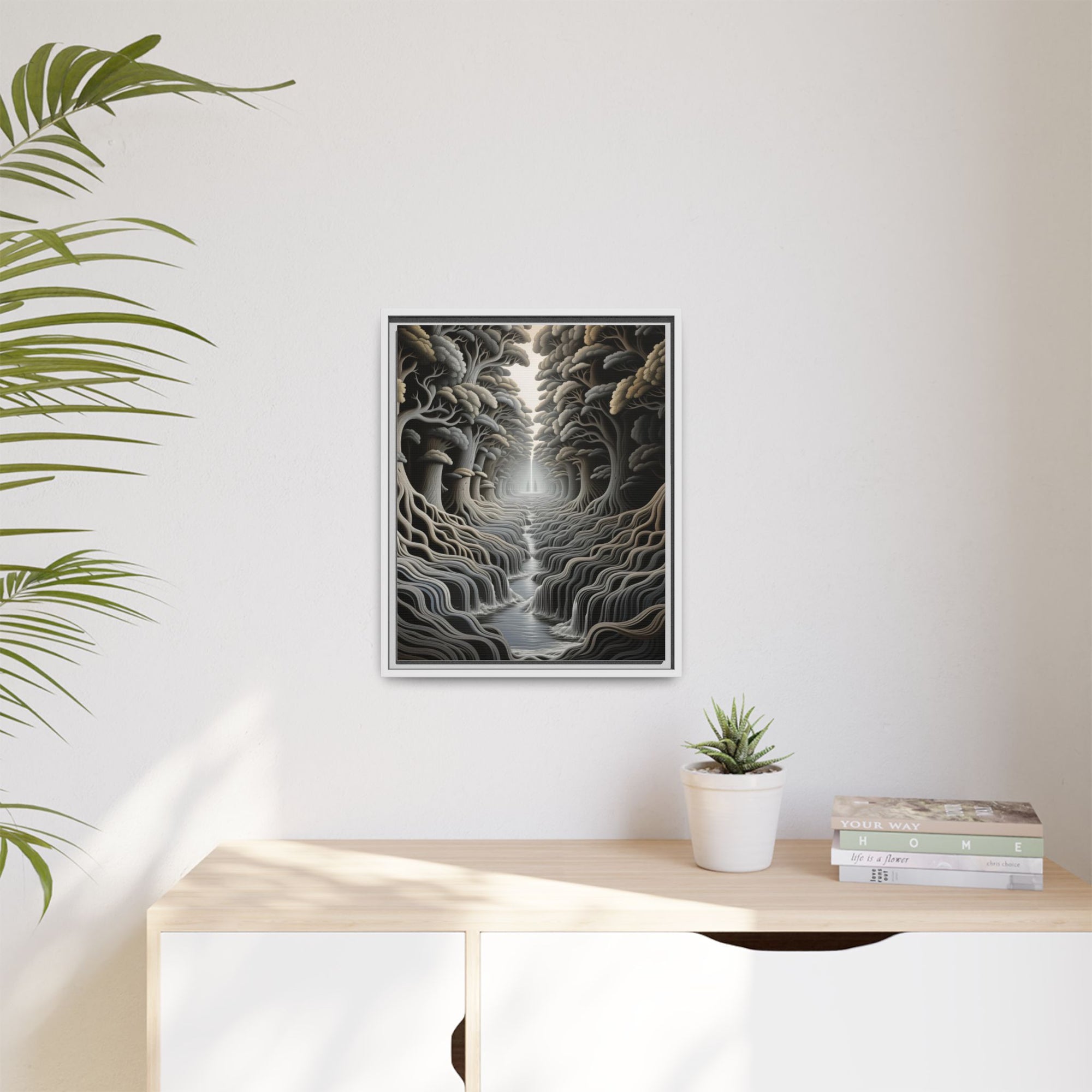 Celestial Forestfall: A Journey Through Light