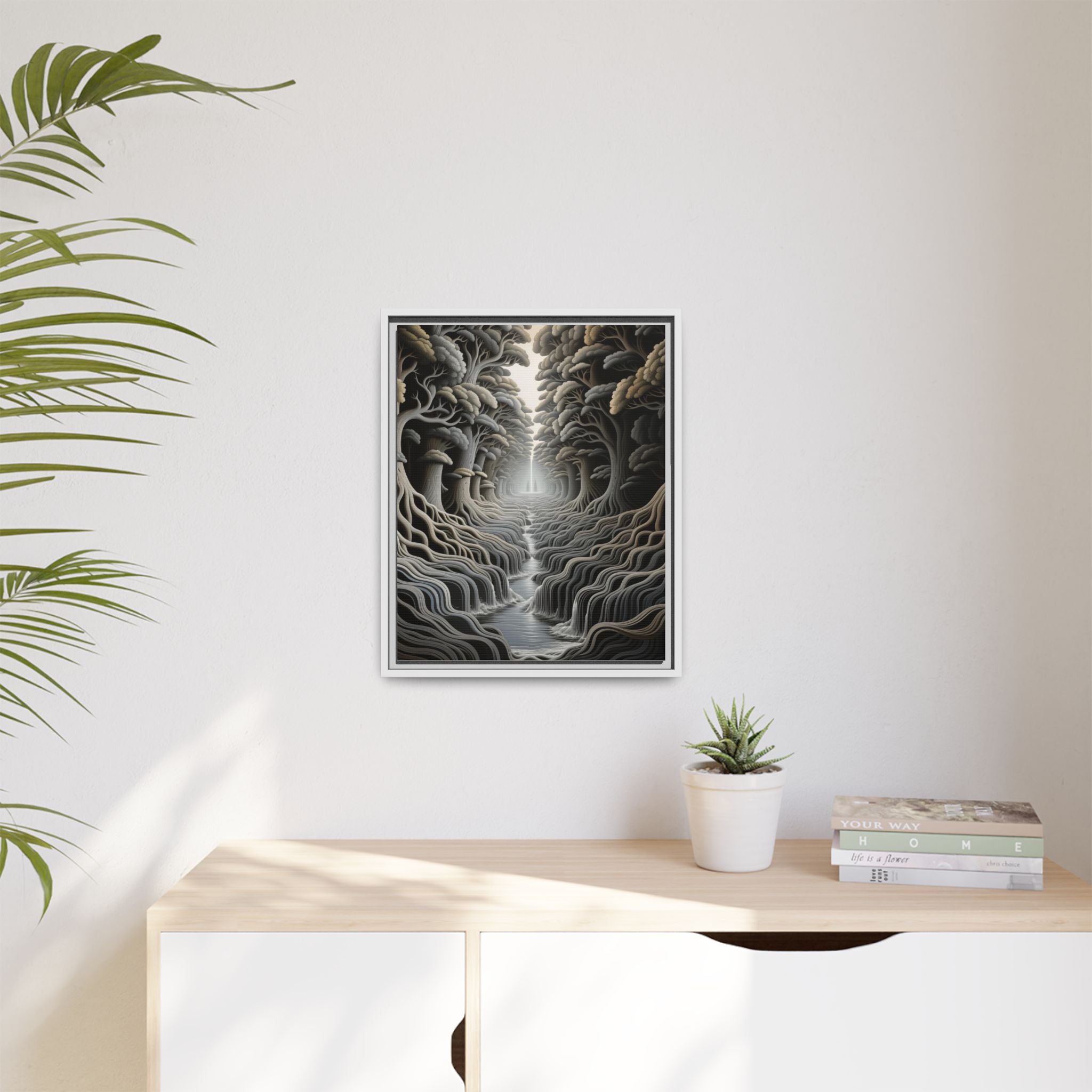 Celestial Forestfall: A Journey Through Light