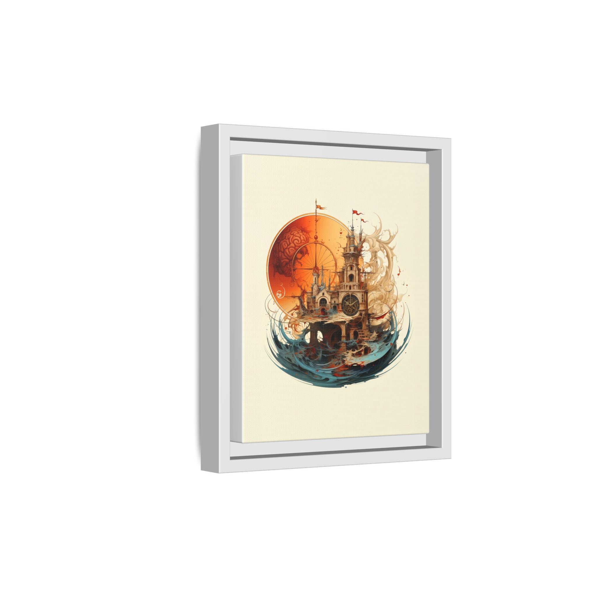 Submerged Legacy Drowning Fortress Wall Art