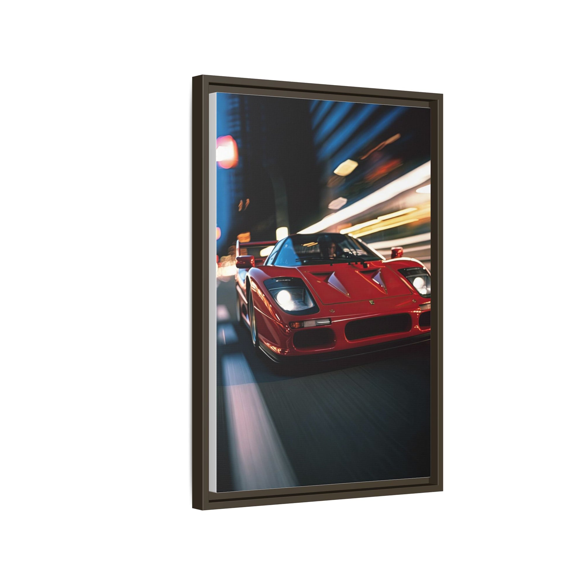 Ferrari F40 Night Drive – Supercar Motion Wall Art Print
