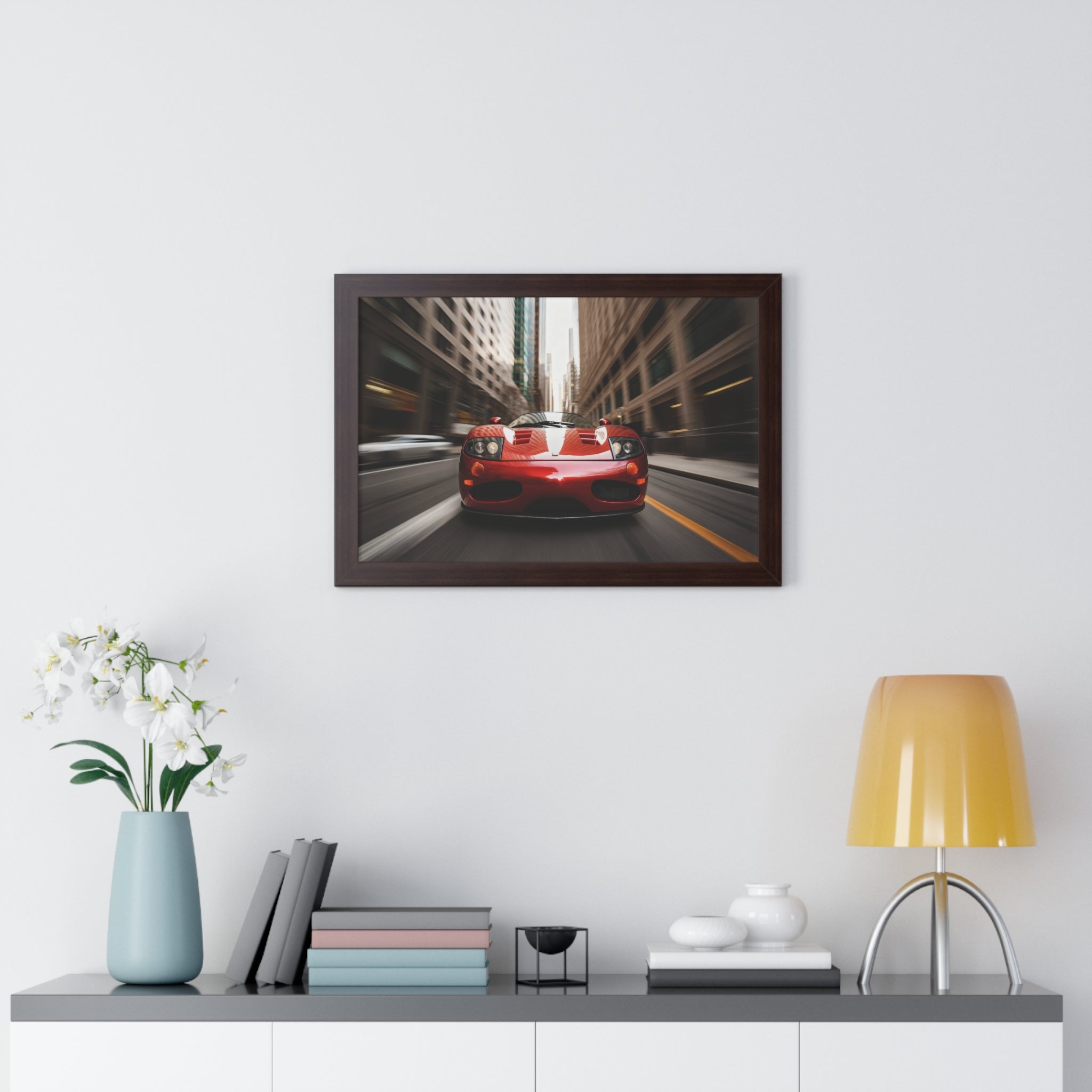 Ferrari F50 Wall Art in Urban Jungle