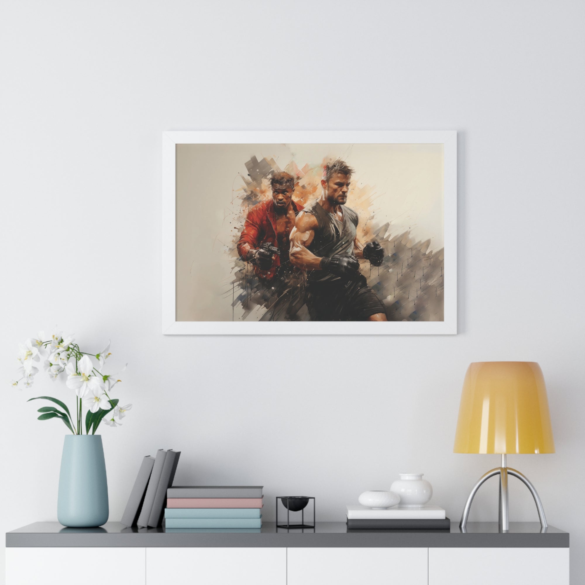 Zoom Into Conflict – Cinematic Warrior Portrait