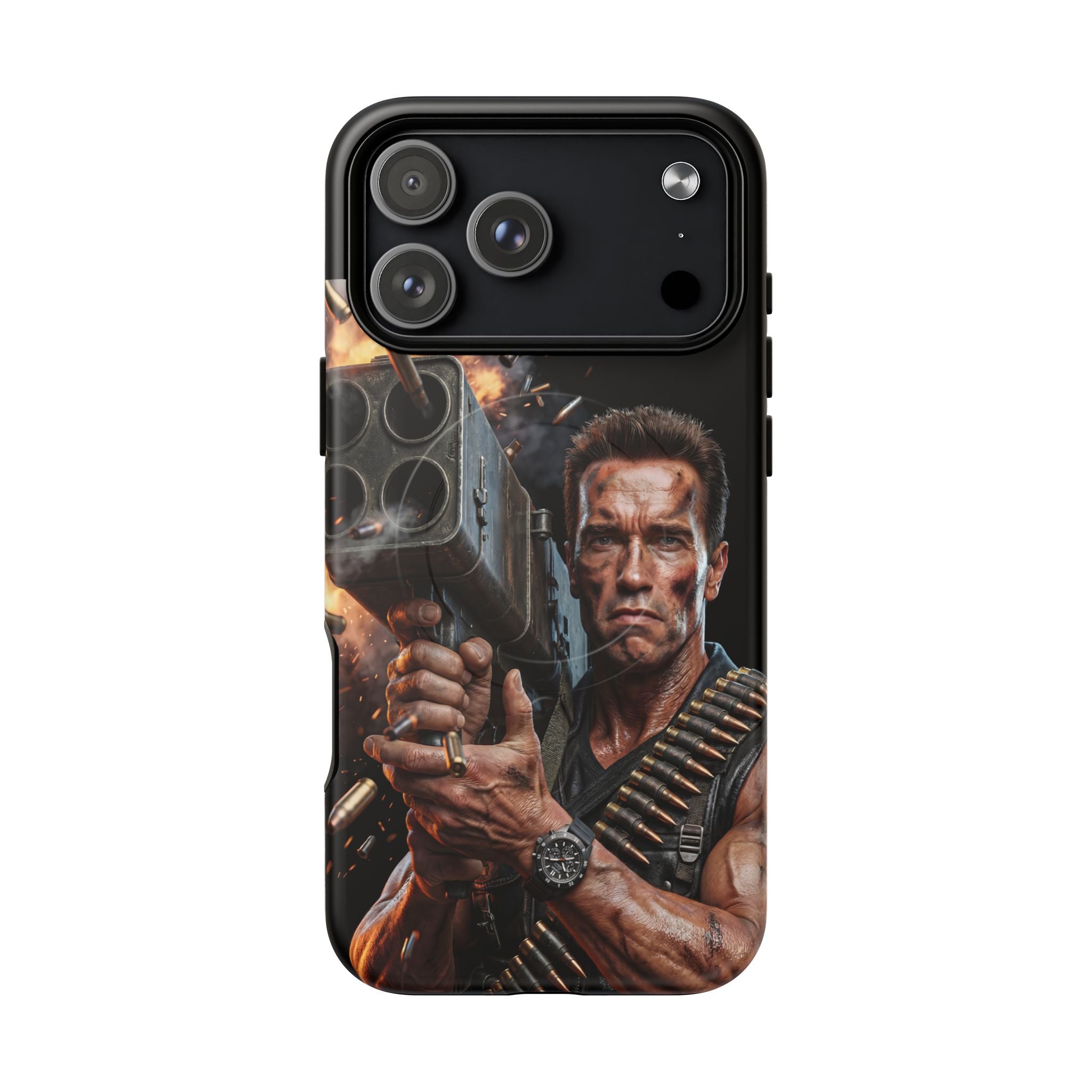 Arnold Schwarzenegger Explosive Action Edition iPhone Case (MagSafe®)