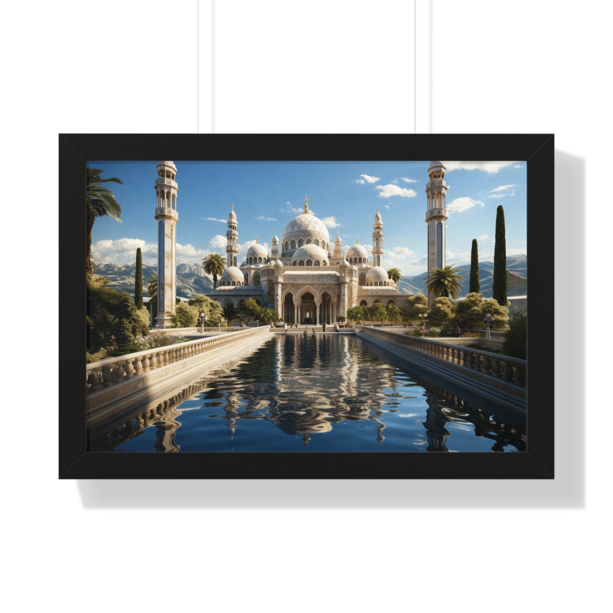 The Gilded Calm – Premium Mosque Wall Art