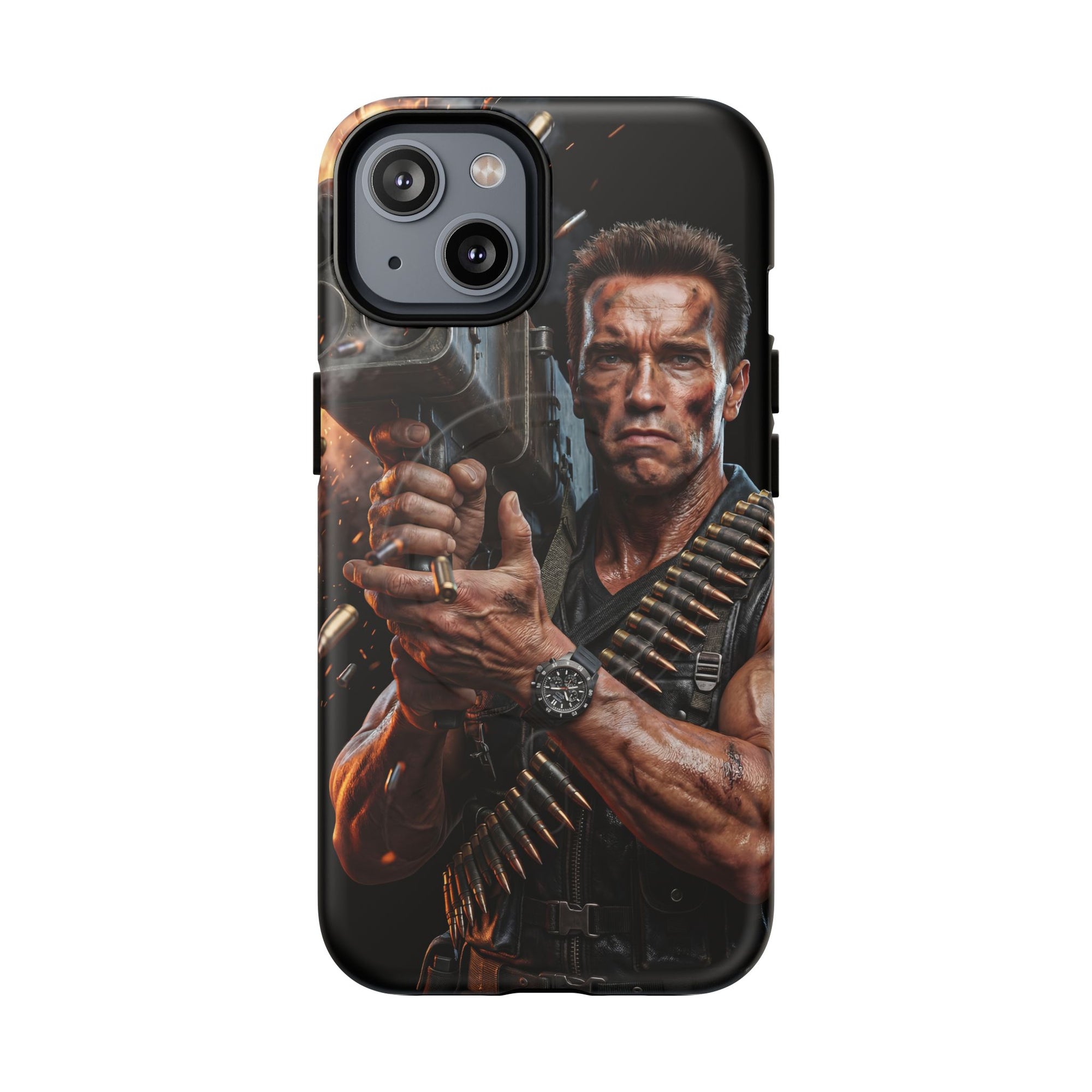 Arnold Schwarzenegger Explosive Action Edition iPhone Case (MagSafe®)