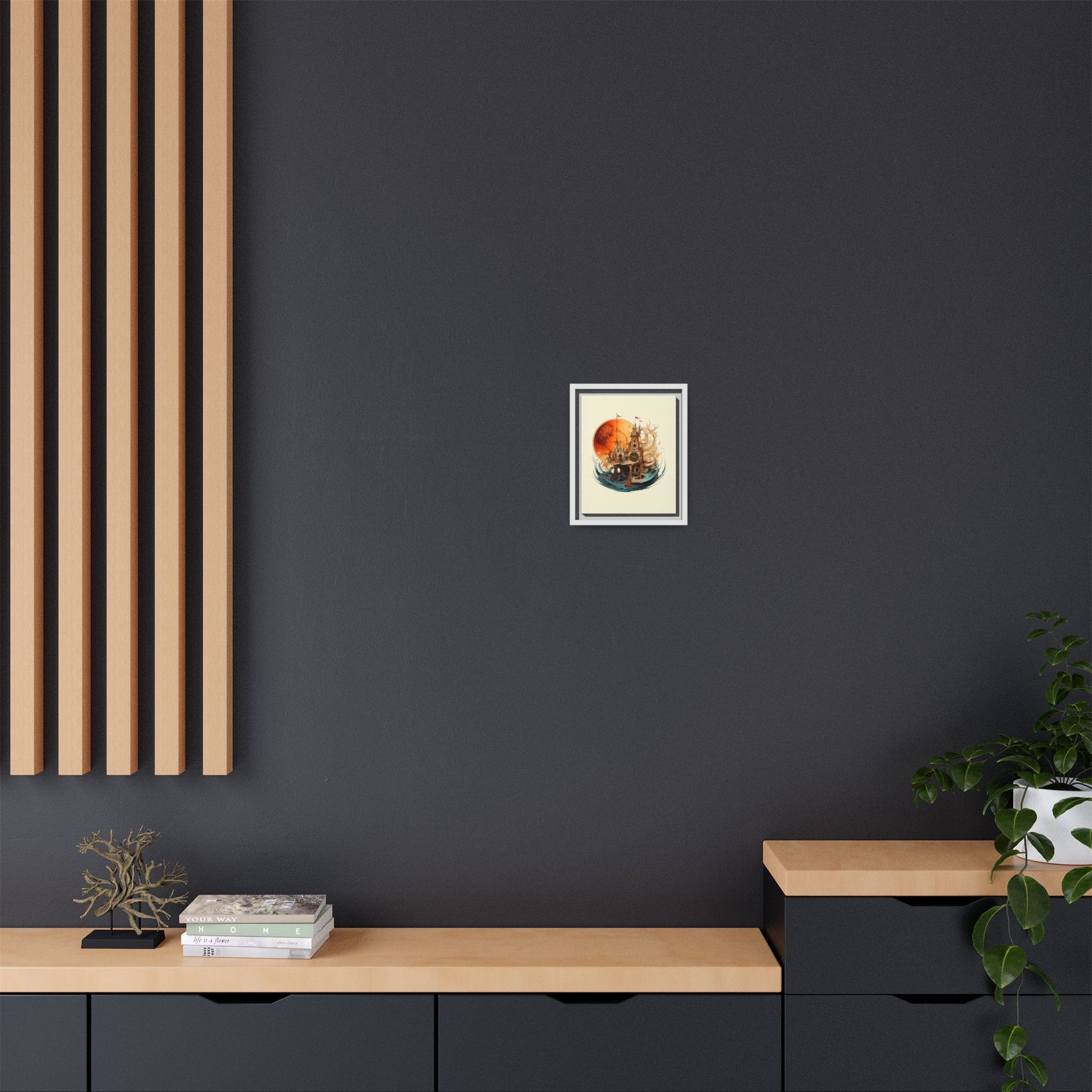 Submerged Legacy Drowning Fortress Wall Art