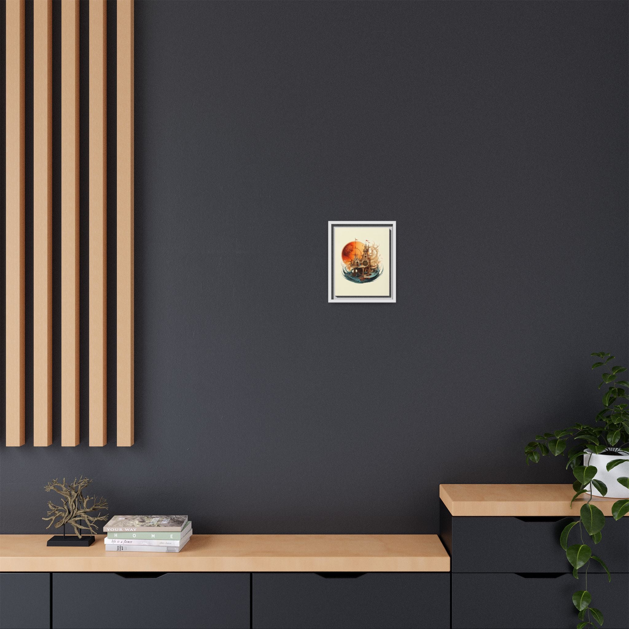 Submerged Legacy Drowning Fortress Wall Art