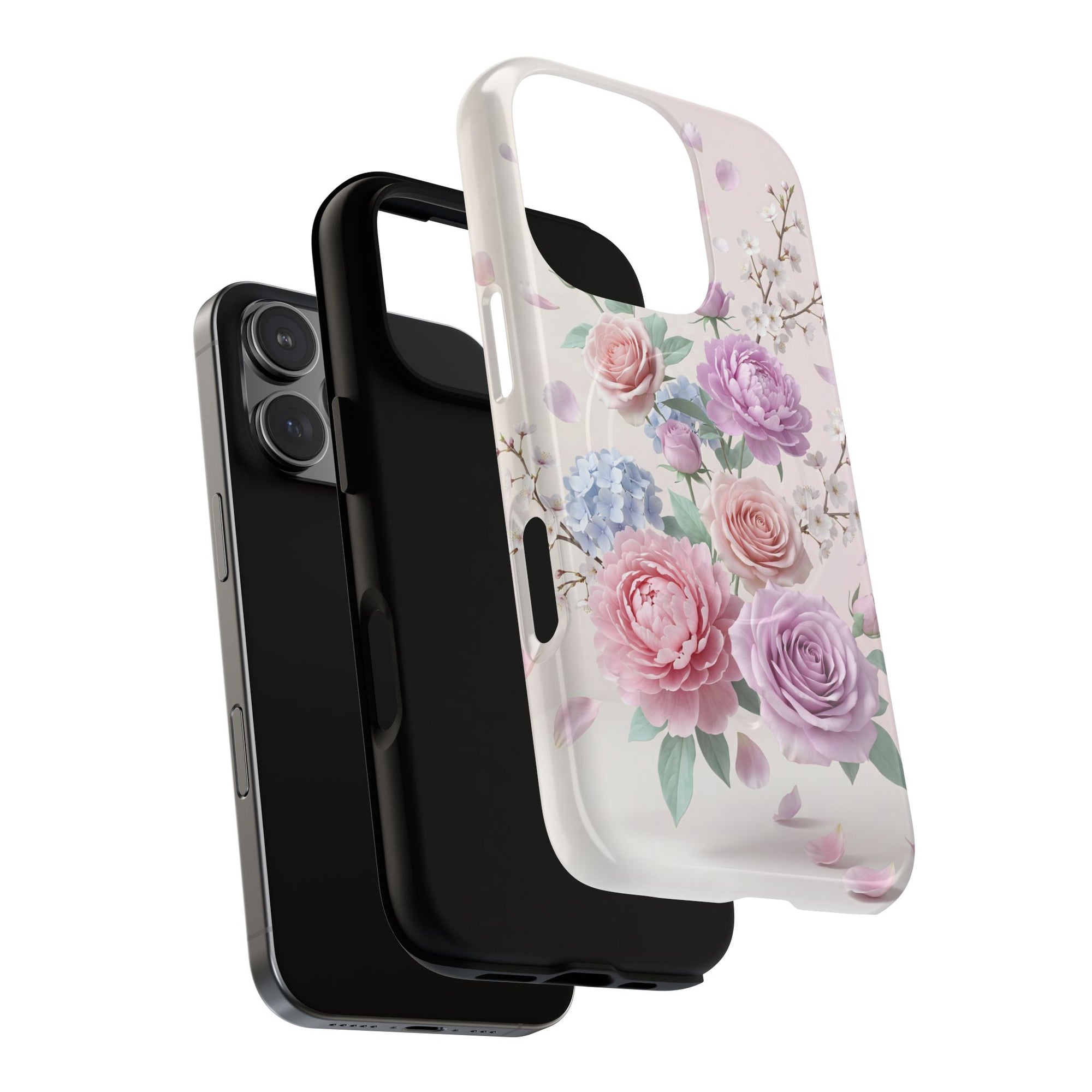 Blush Bloom Floral iPhone Case (MagSafe®)