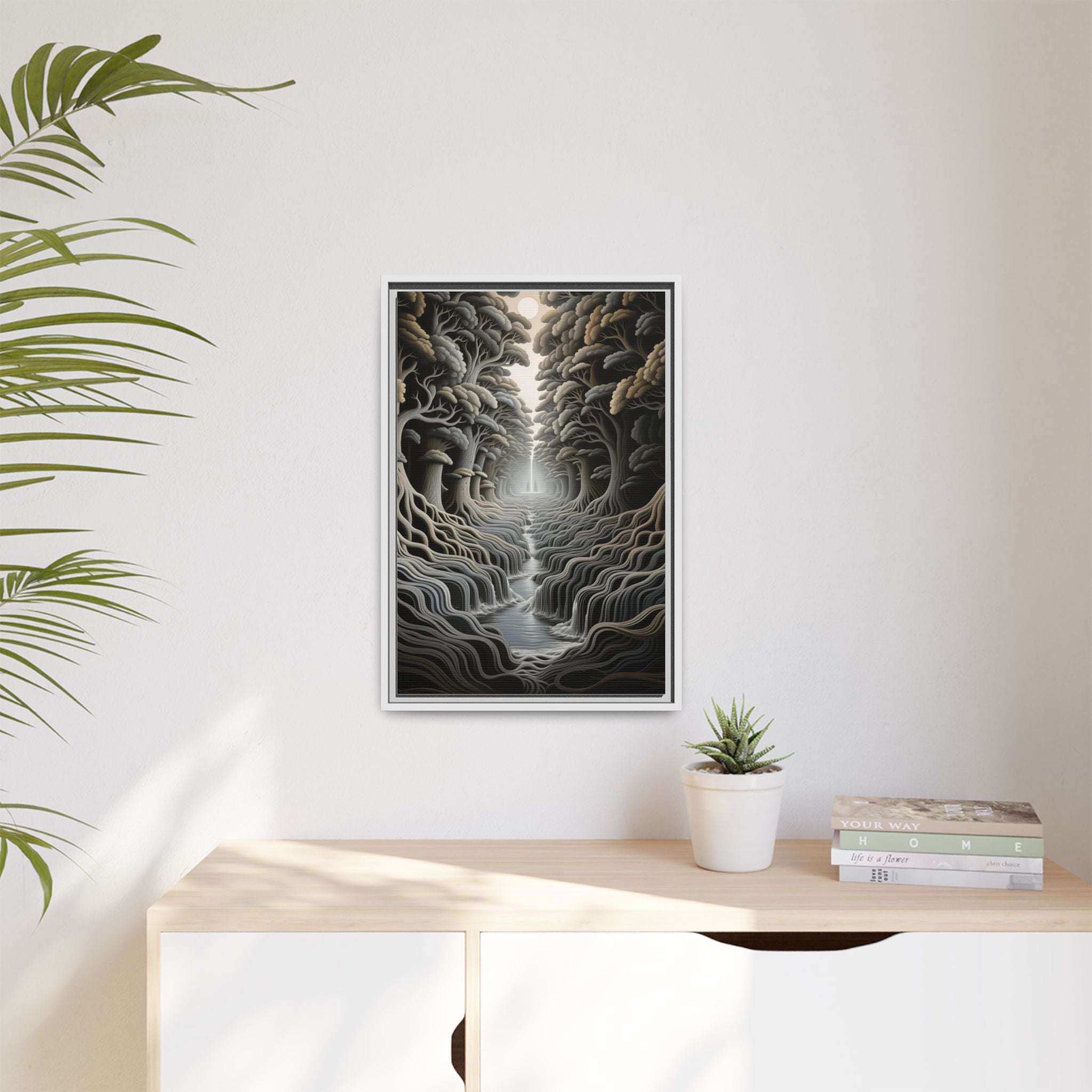 Celestial Forestfall: A Journey Through Light