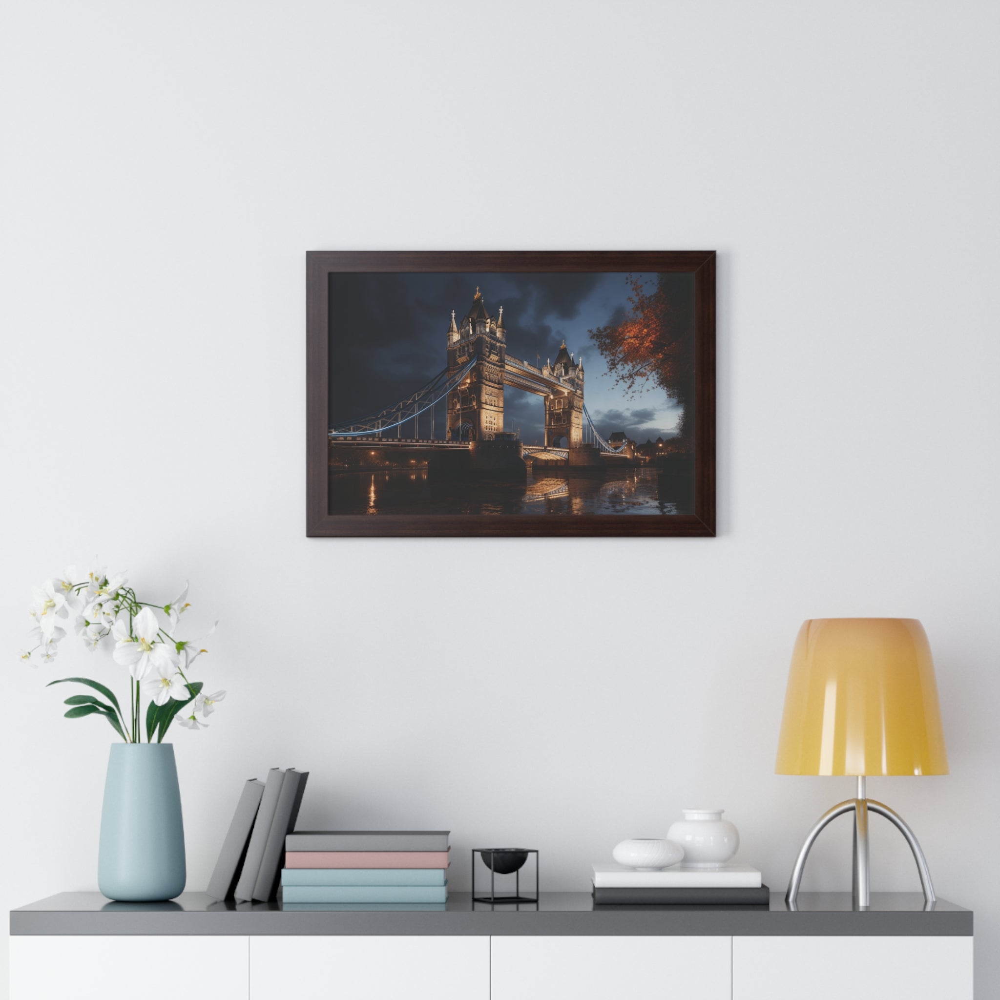Tower Bridge Nocturne – London Nightscape Wall Art