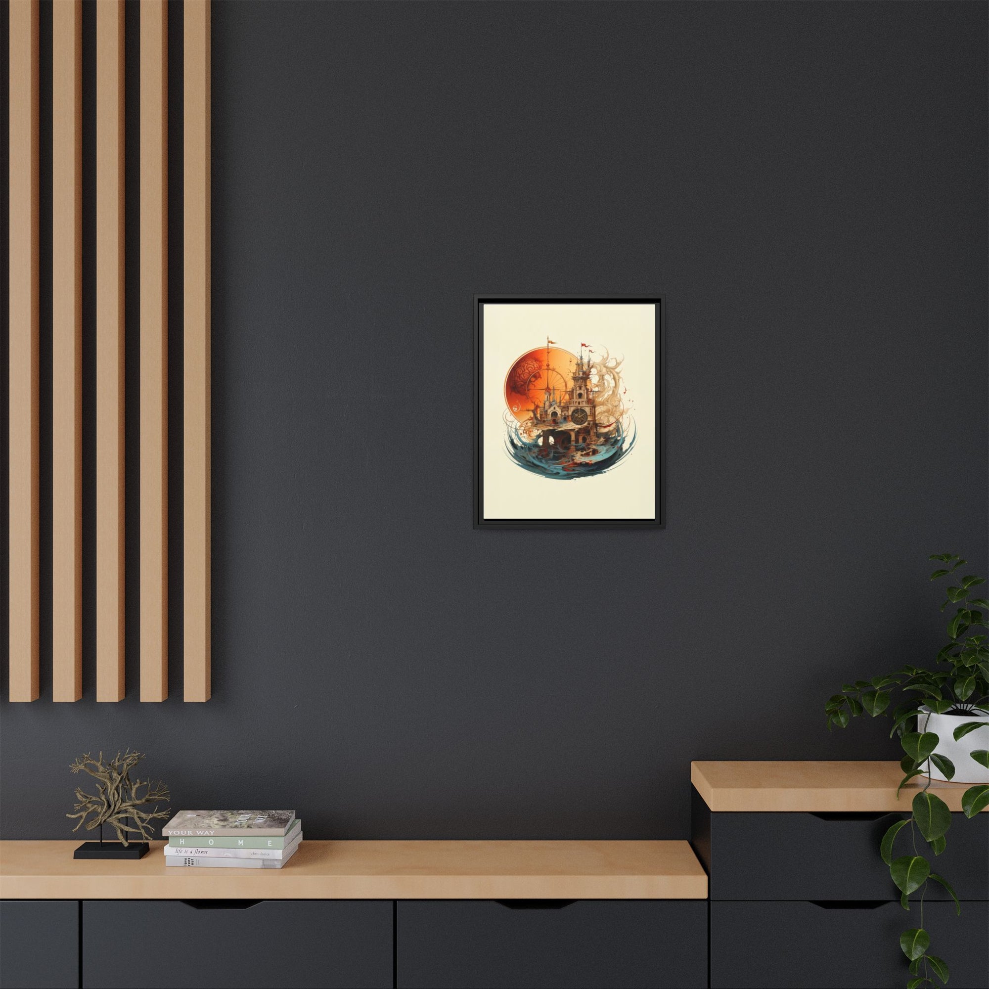 Submerged Legacy Drowning Fortress Wall Art