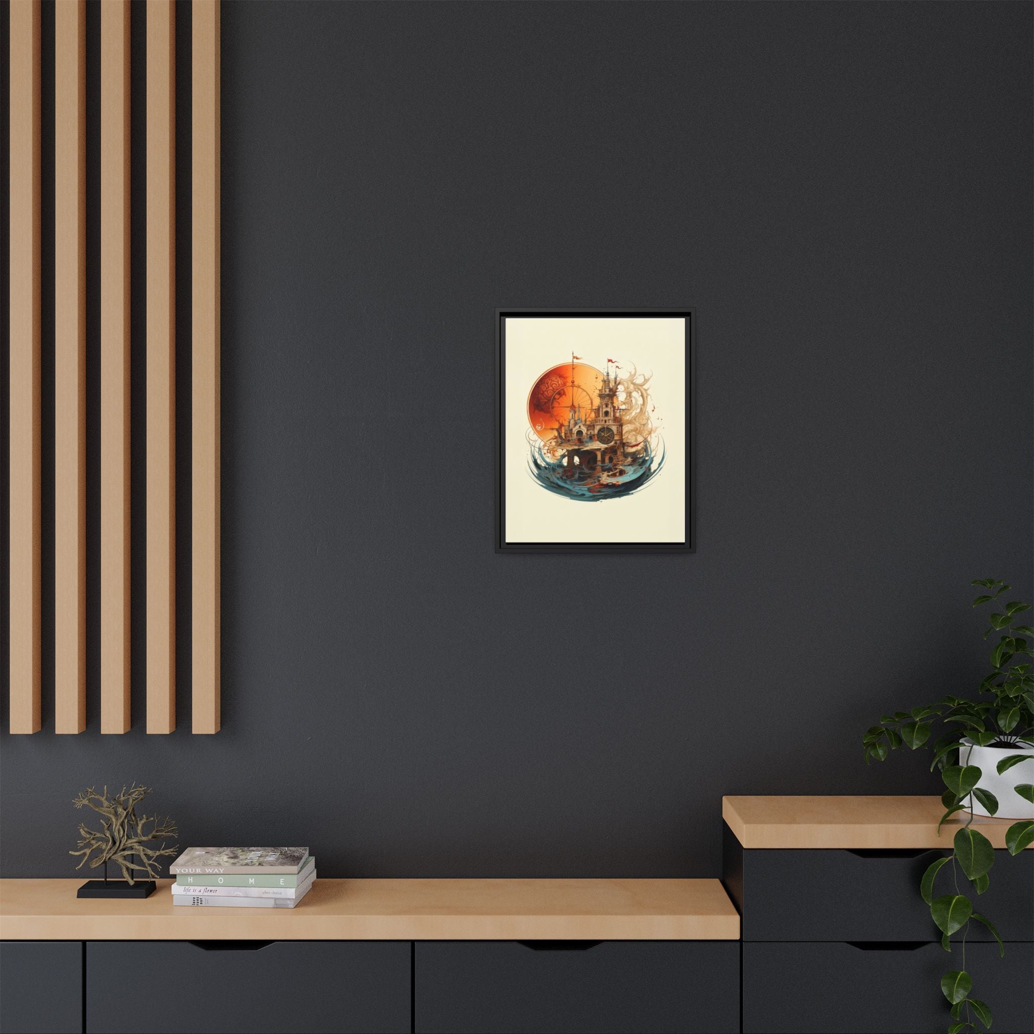 Submerged Legacy Drowning Fortress Wall Art