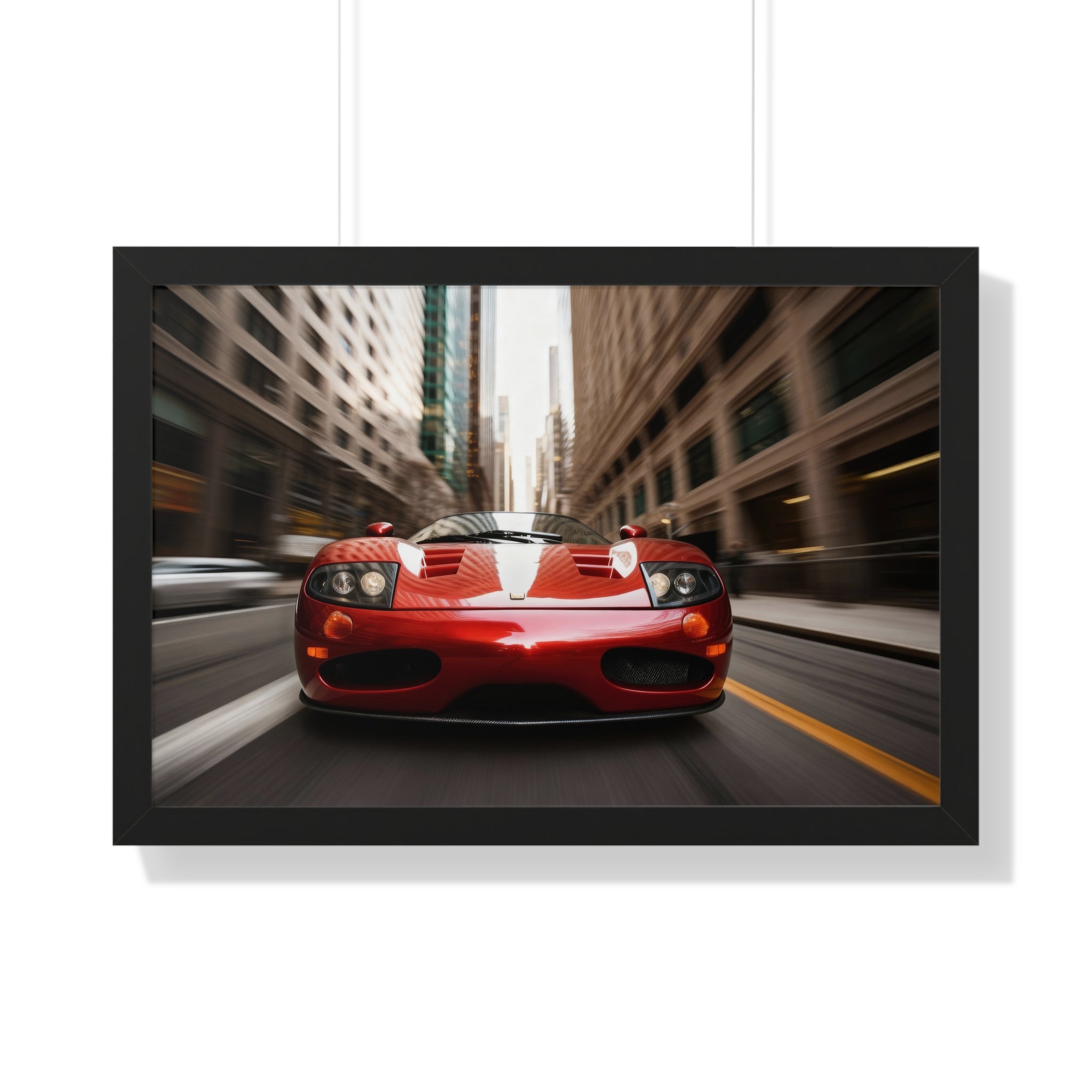 Ferrari F50 Wall Art in Urban Jungle