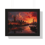 Twilight Majesty – London Parliament Sunset Wall Art