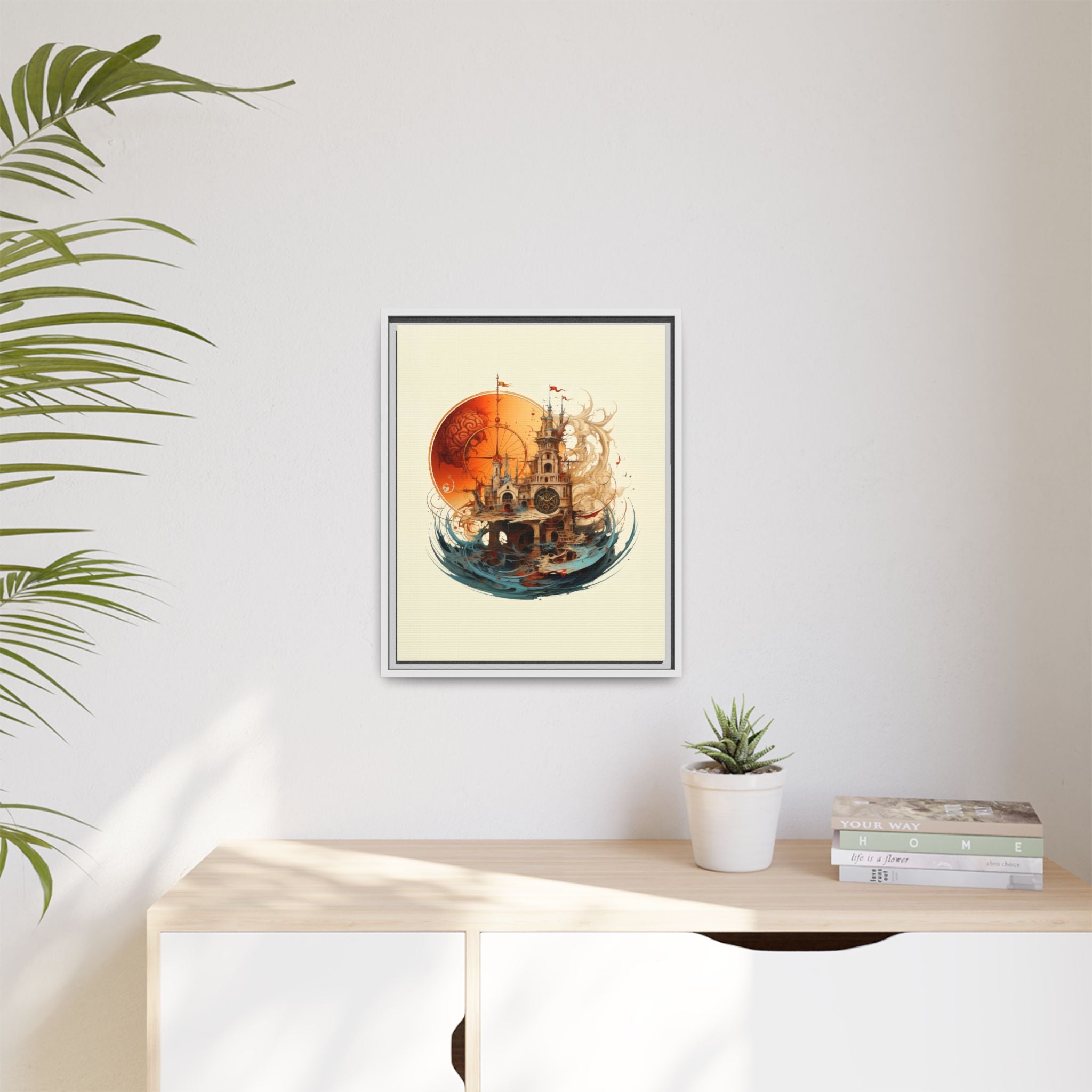 Submerged Legacy Drowning Fortress Wall Art