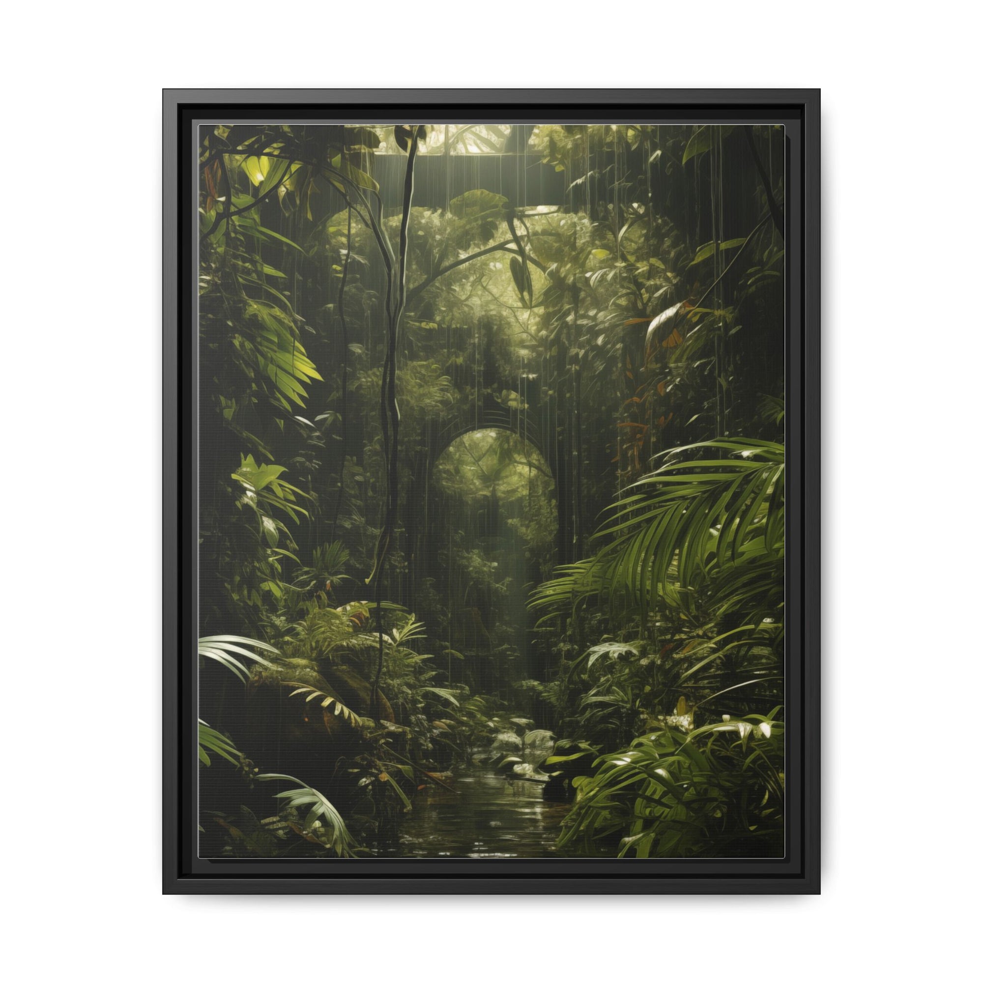 Verdant Mirage Jungle Portal Illusion
