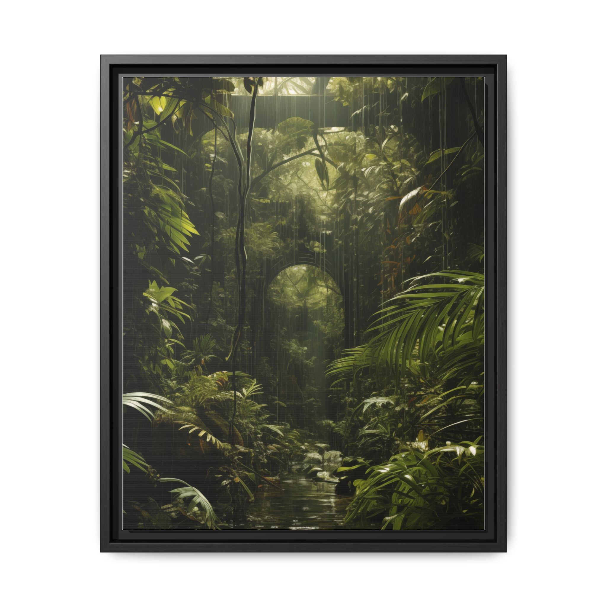 Verdant Mirage Jungle Portal Illusion