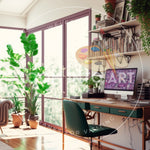 Light Airy Study Room