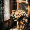 Vintage Background with Flower