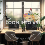 Welcoming Home Office Space