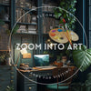 Naturalist Cozy Home Office with lots of Houseplants