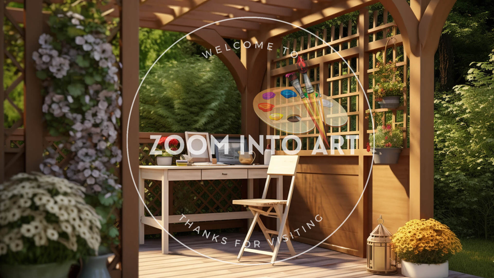 Realistic Pergola Crisp Art Station